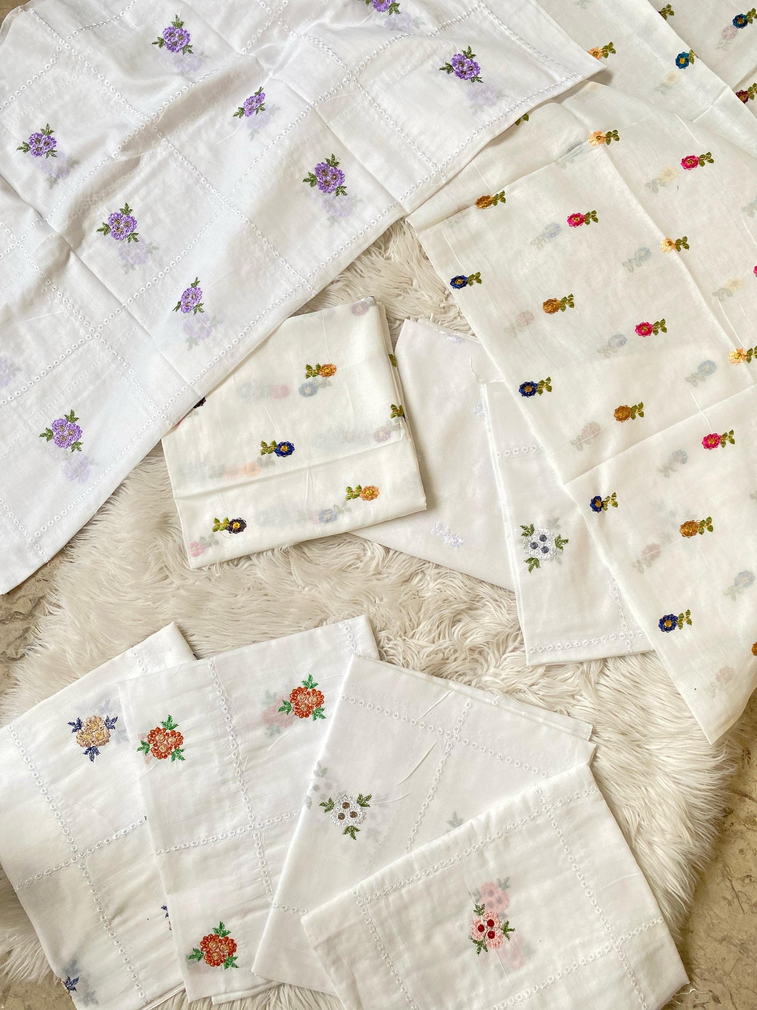 Embroidered Dupattay