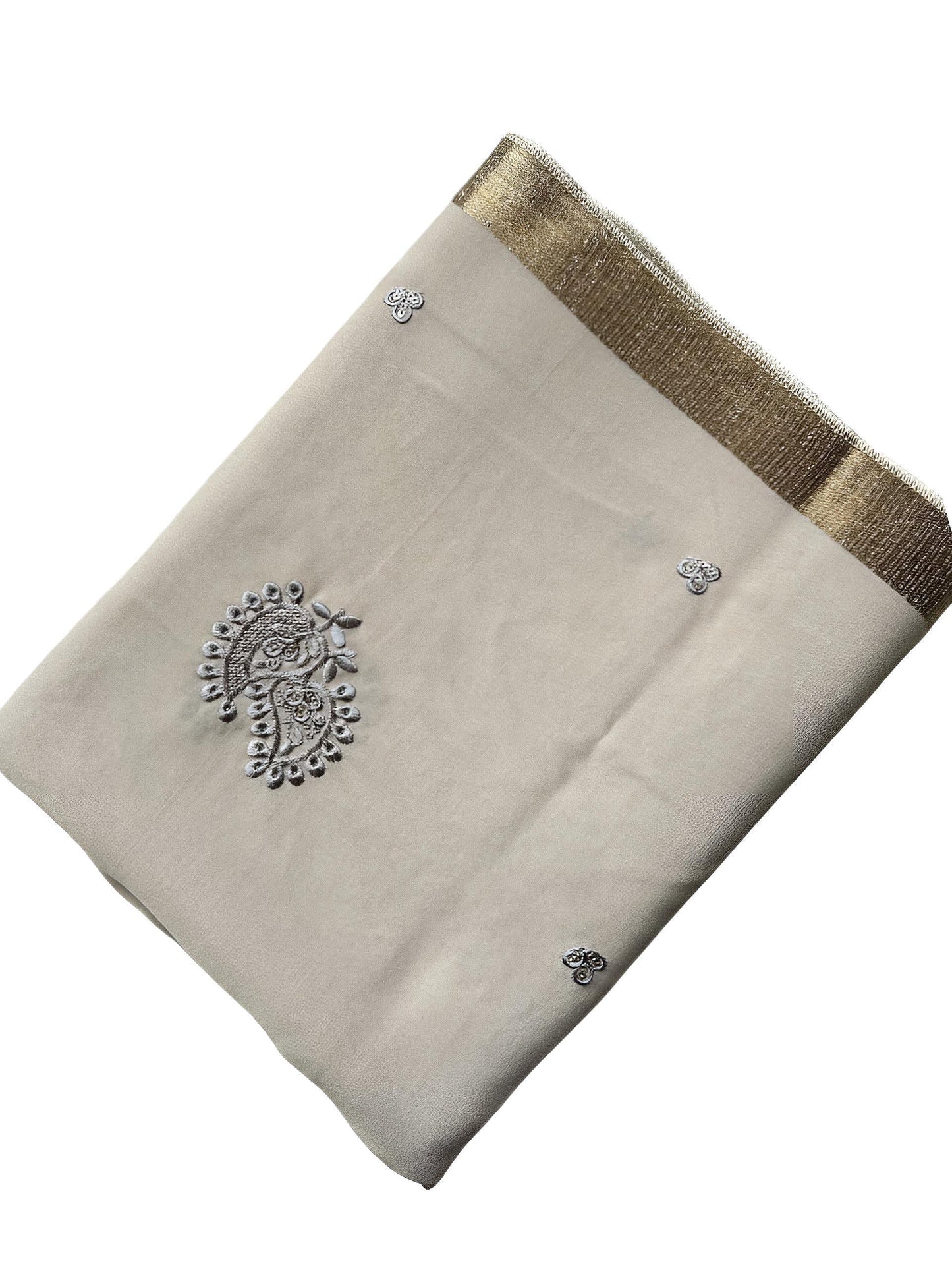 Tapestry Paisley Shiny Border Shaal