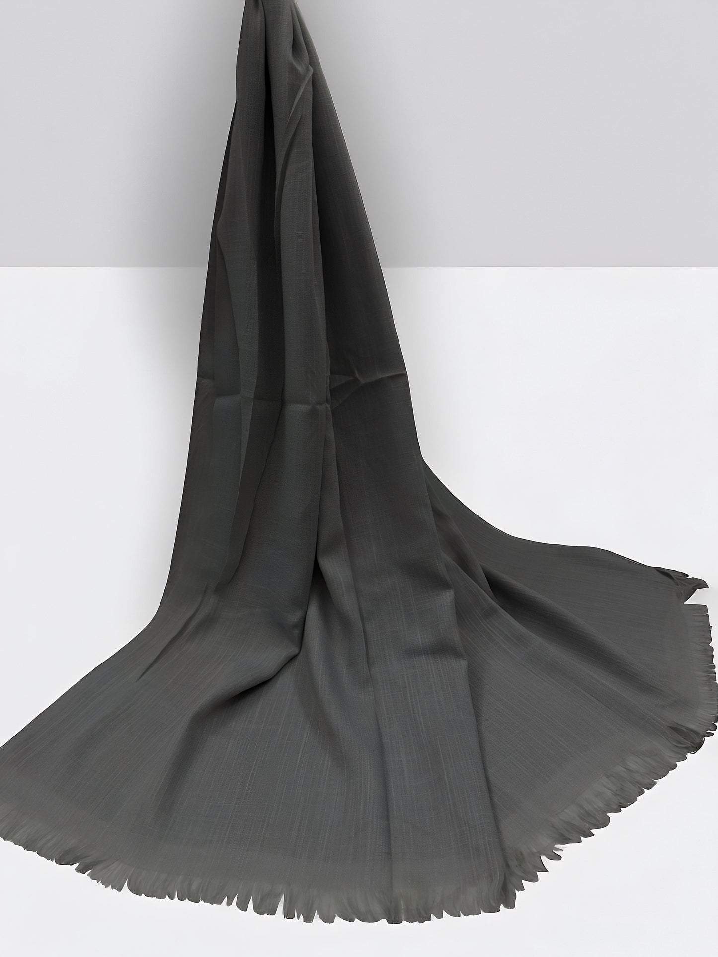 Gray - Extra Large Turkish Lawn Hijab