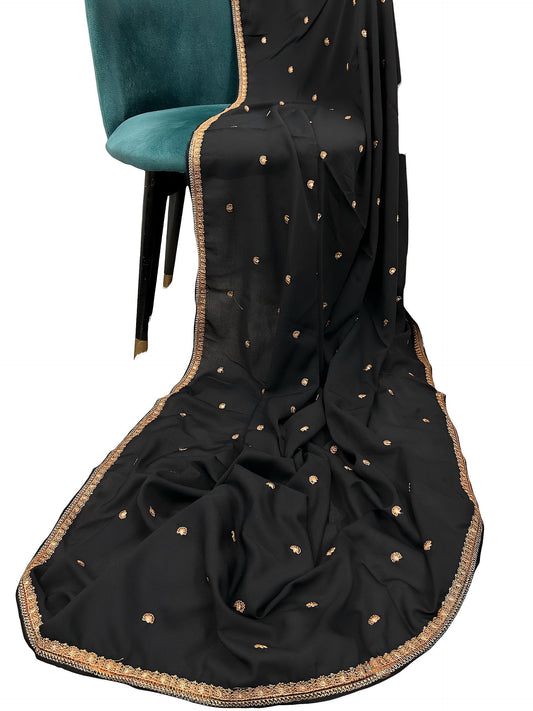 Black Brown Bloom Shaal