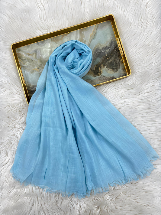 Sky Blue - Turkish Lawn Hijab