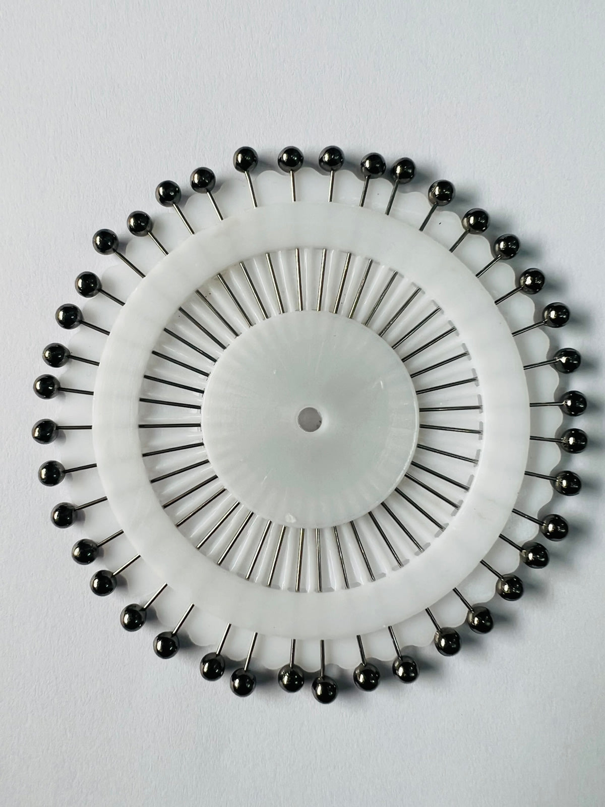 Gray Metallic Hijab Wheel Pins