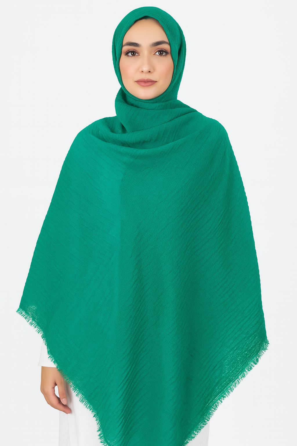 Sea Green - Crimp Lawn Hijab