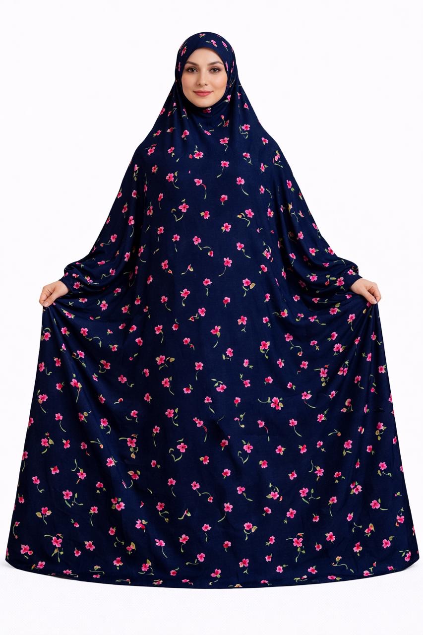 Namaz Chaadar - Geranium Floral