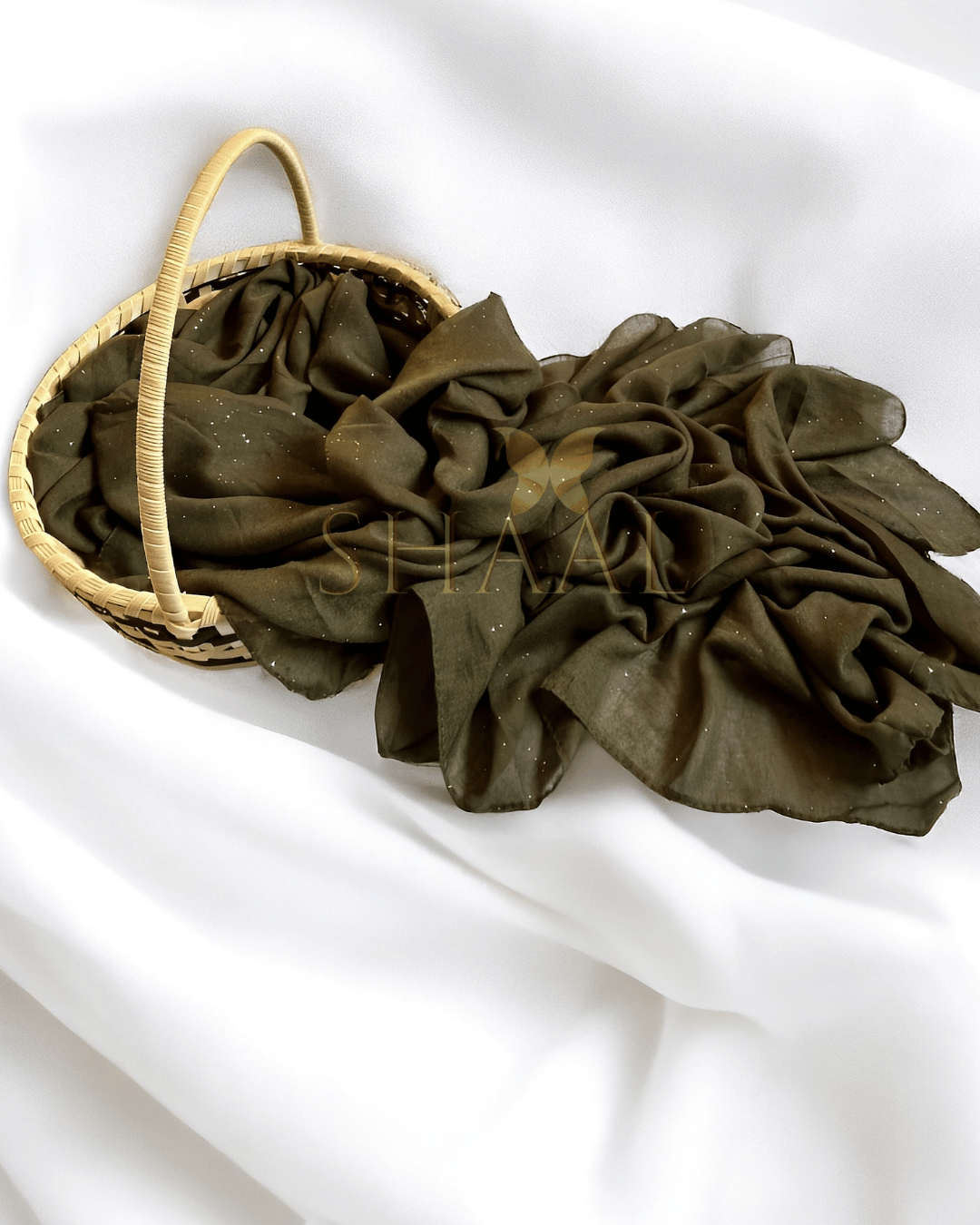 Olive Green - Moonlight Fancy Hijab