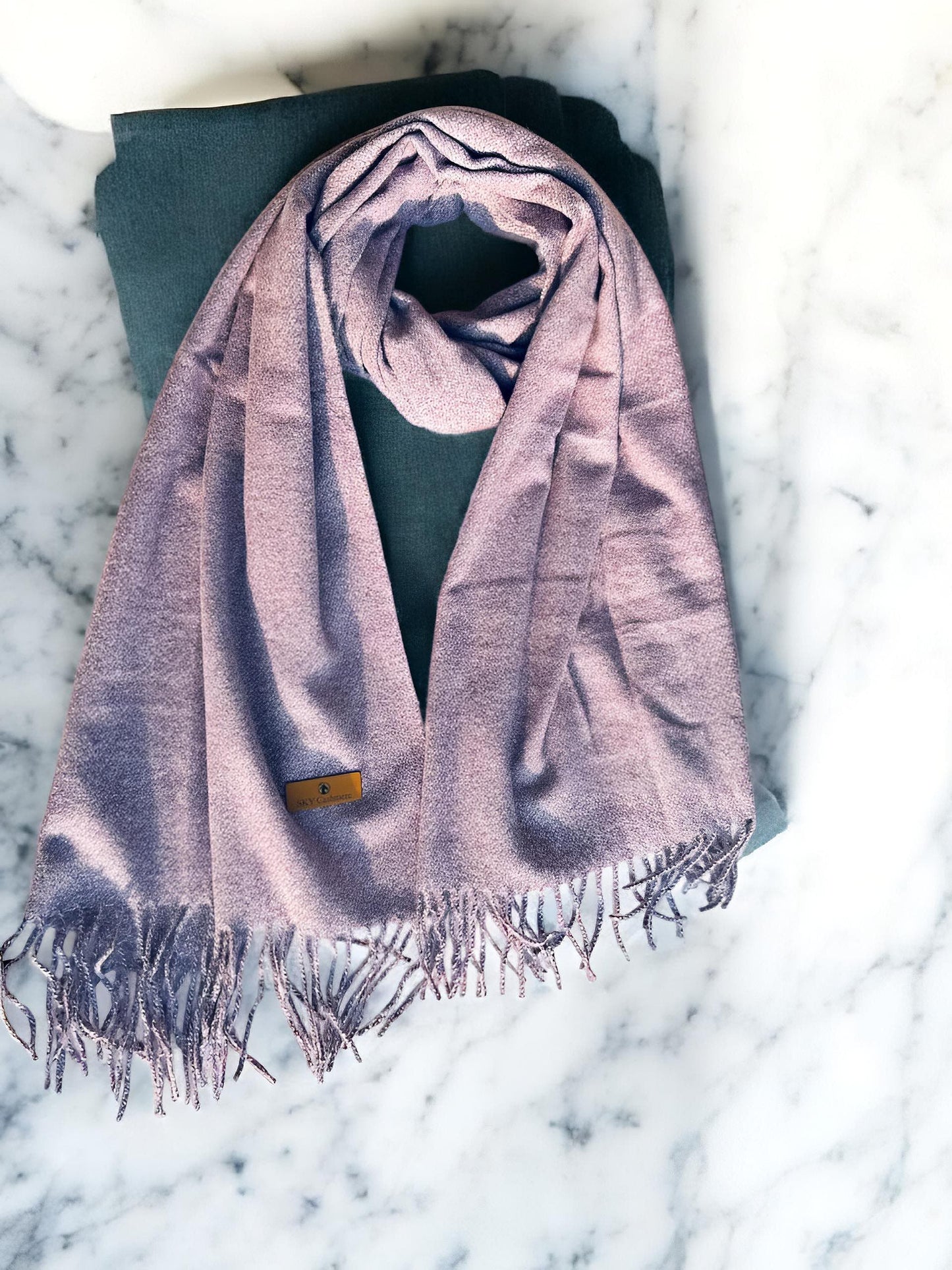 Winter Cashmere Scarf - Lilac