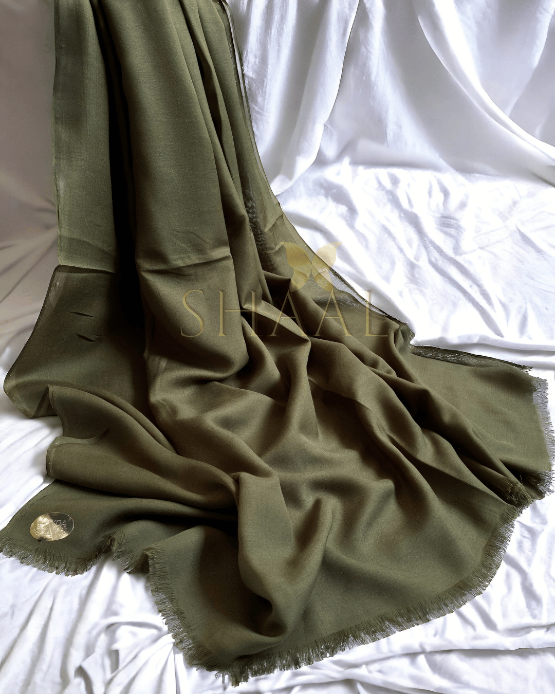 Olive Green - Solid Modal Hijab