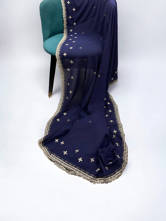 Cutwork Blueberry Shaal