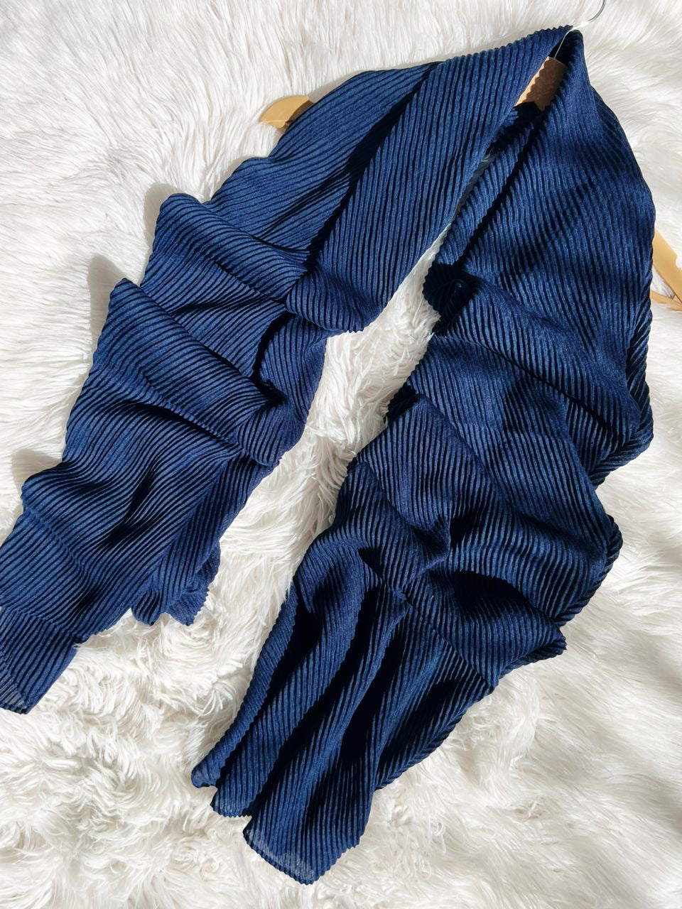 Navy Blue - Crumpled Hijabs