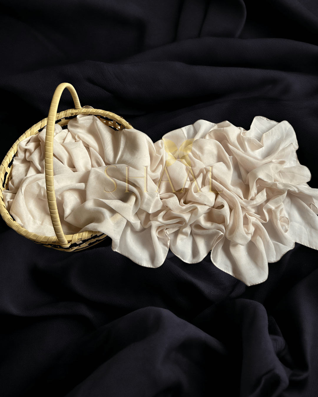 Creamy White - Moonlight Fancy Hijab