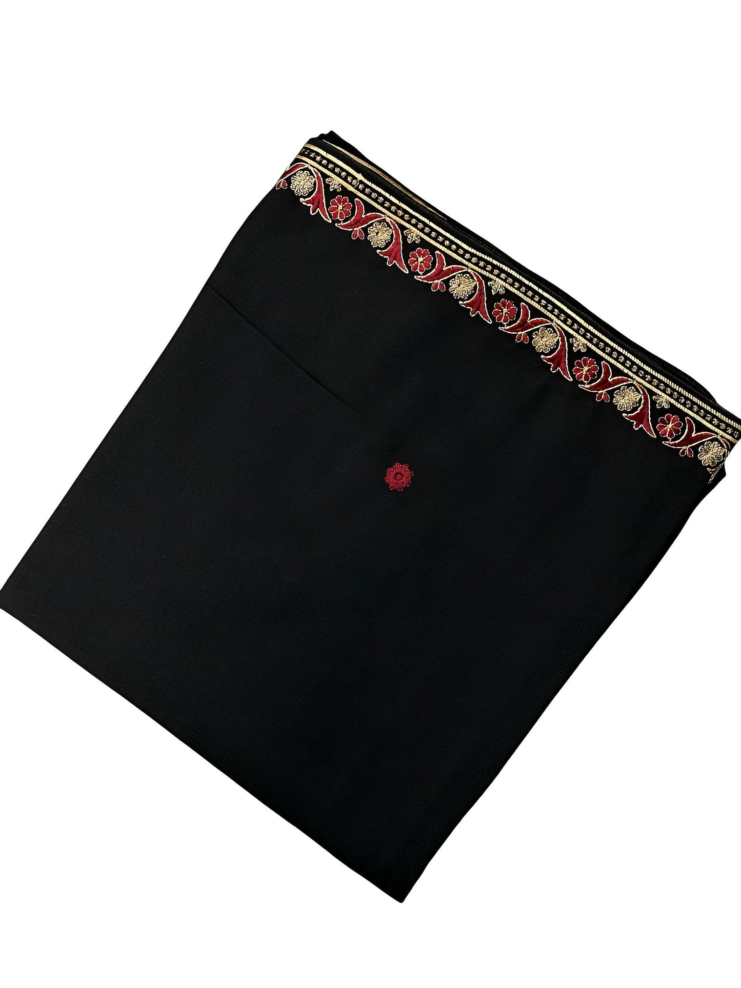 Black & Multi Border Shaal