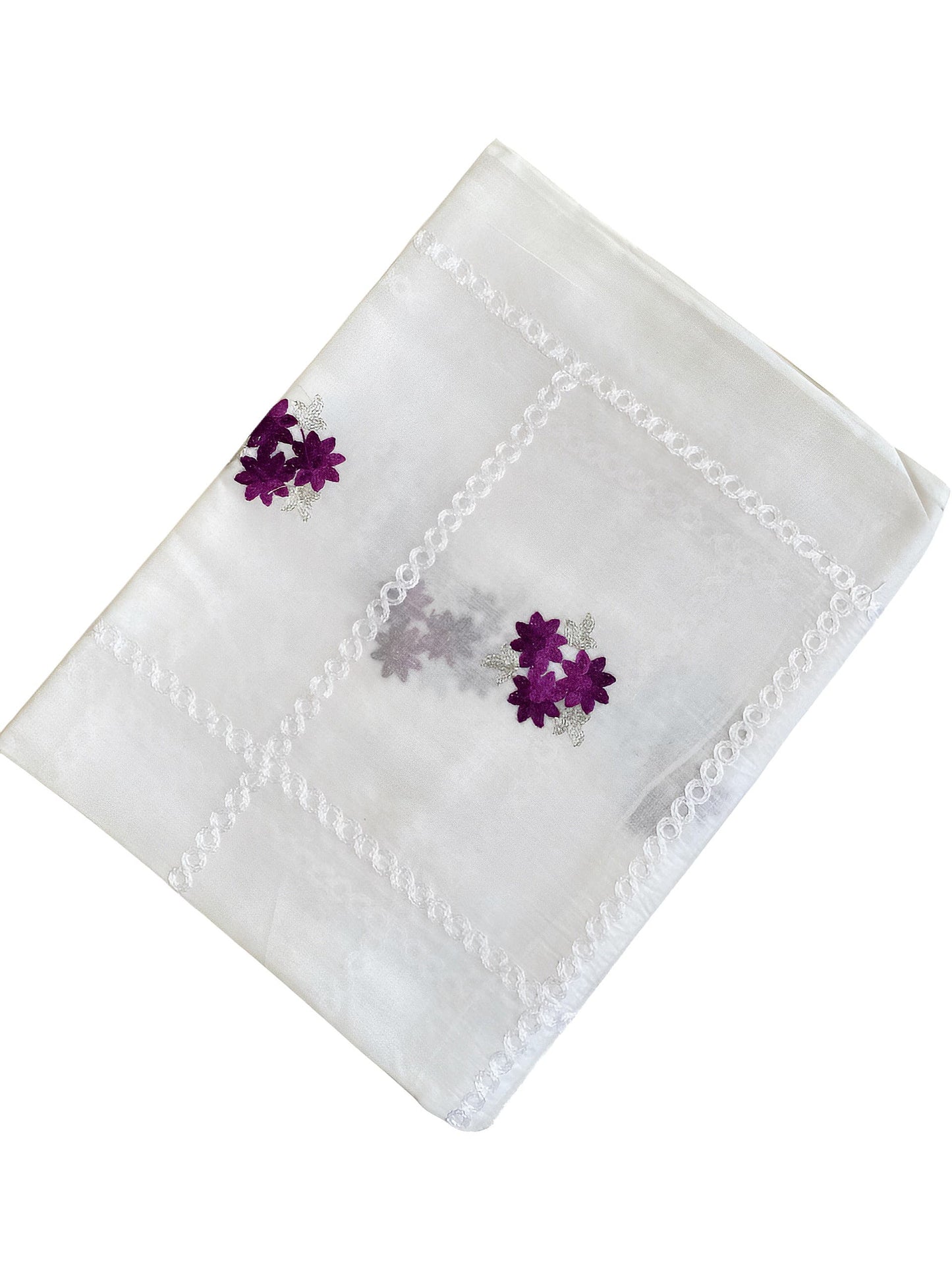 Pansy Handembroidered Lawn Dupatta