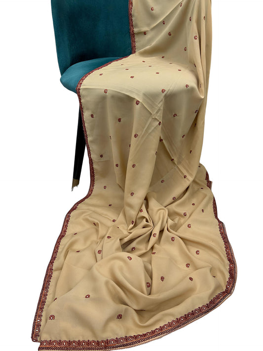 Red Beige Bloom Shaal