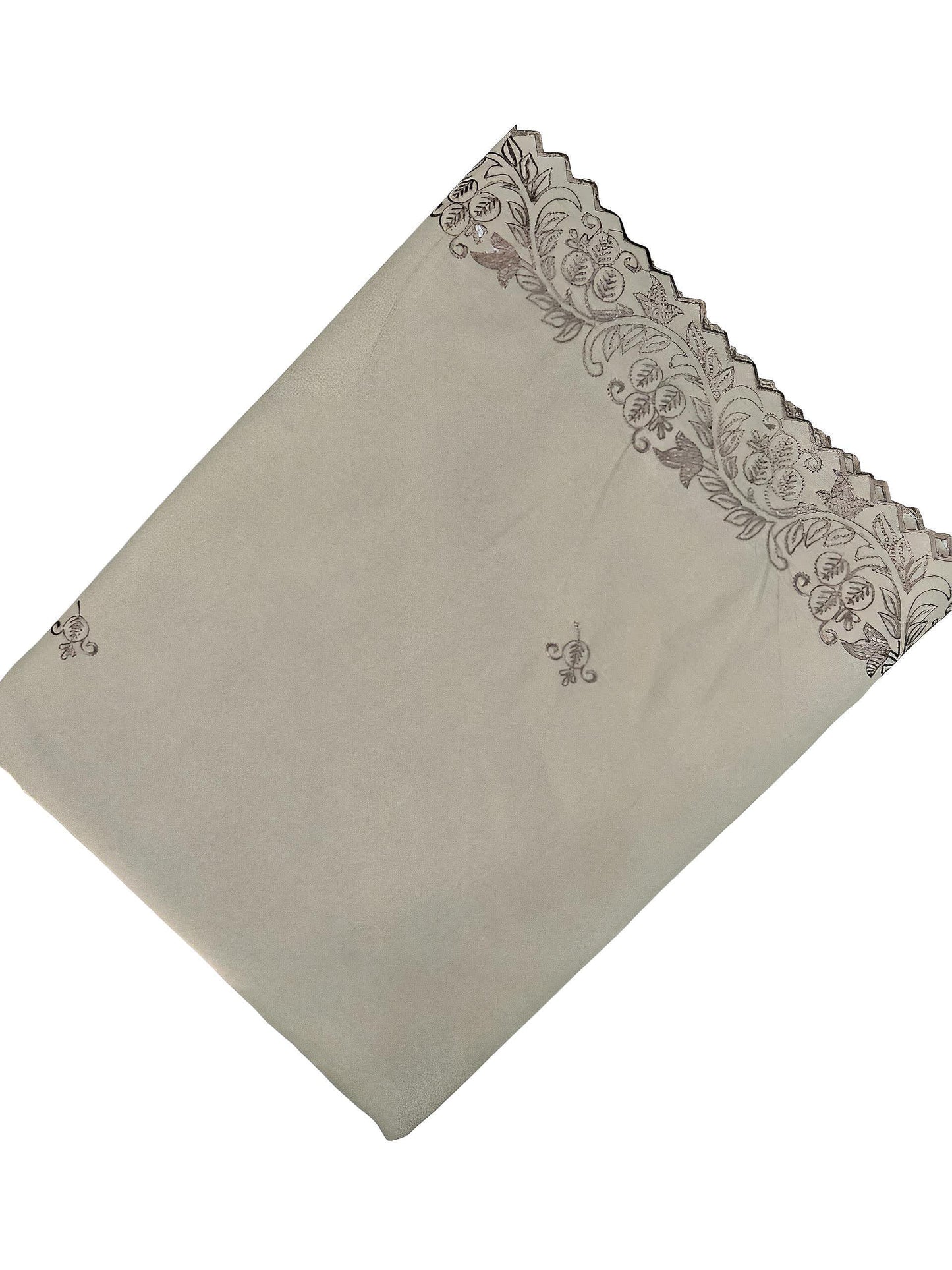 Cream Beige Beauty Cutwork Shaal