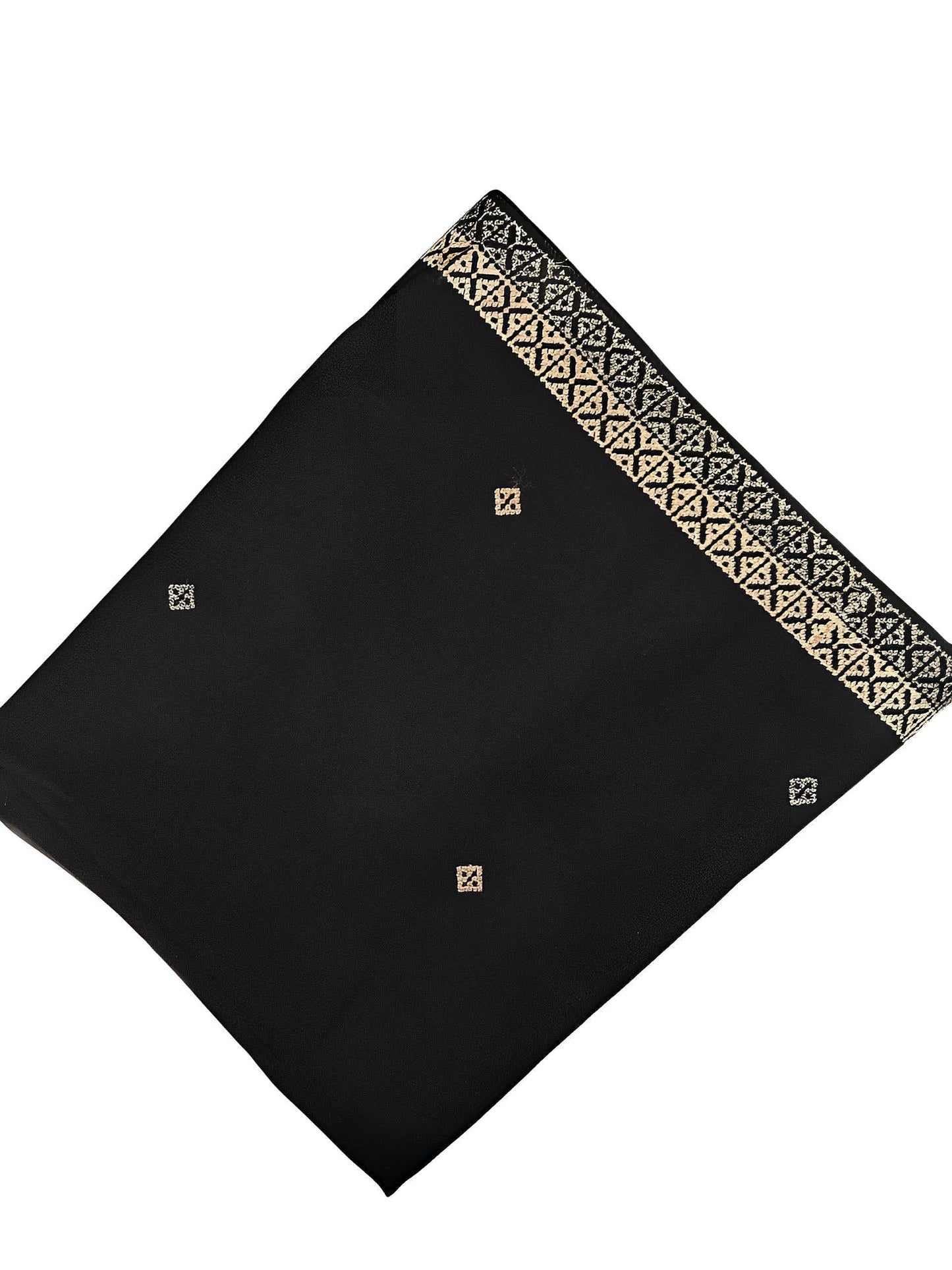 Gray Cream Double Border Shaal
