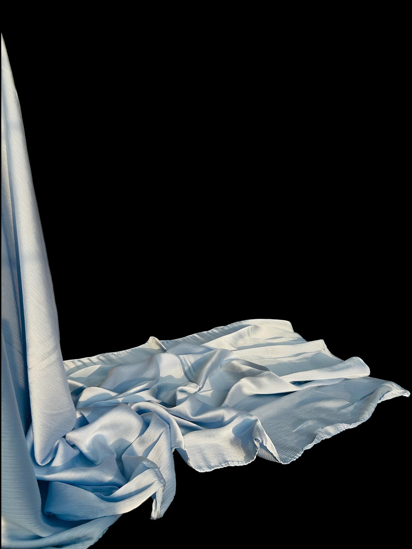 Whispy Blue - Matte Silk Hijab