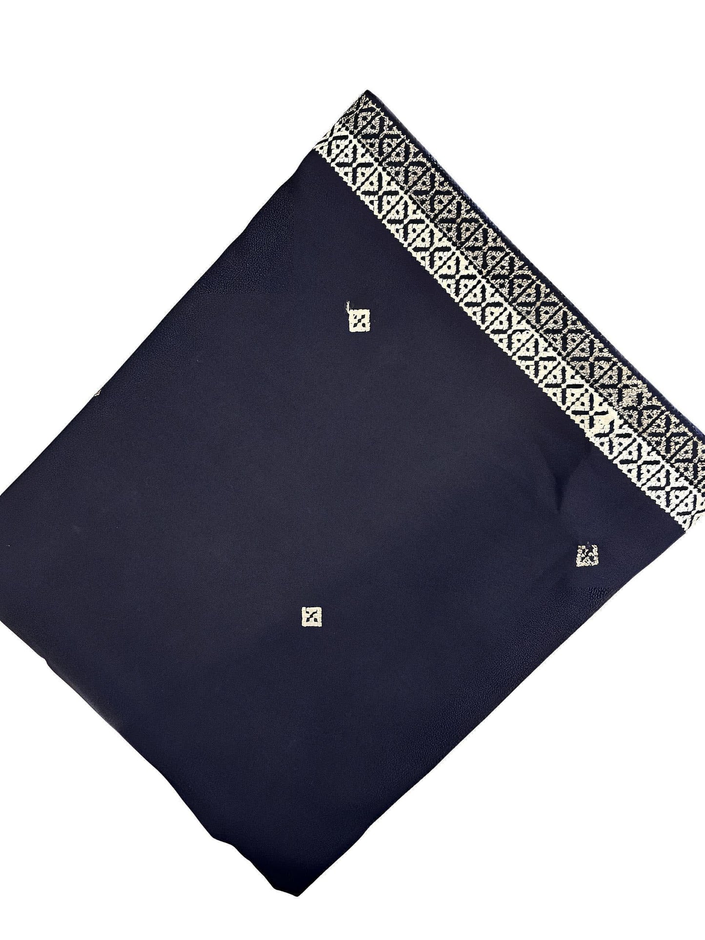 Gray White Double Border Shaal