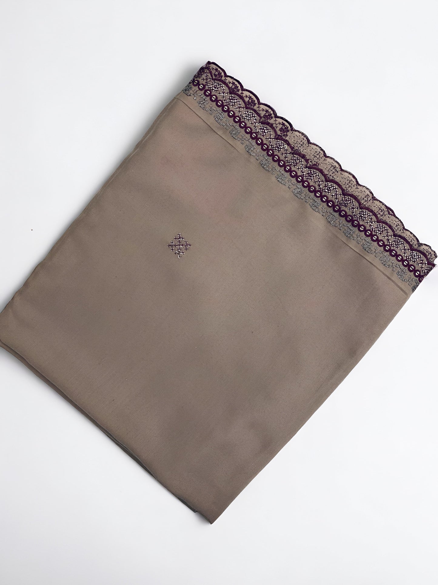 Nude Beige Cutwork Shaal