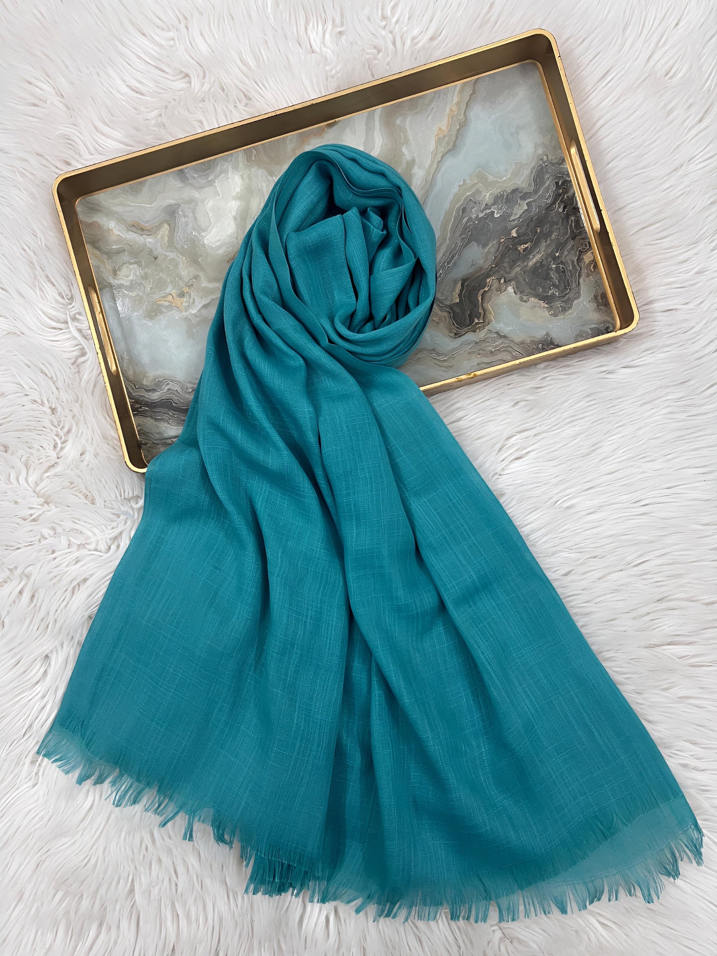Turquoise Blue - Turkish Lawn Hijab