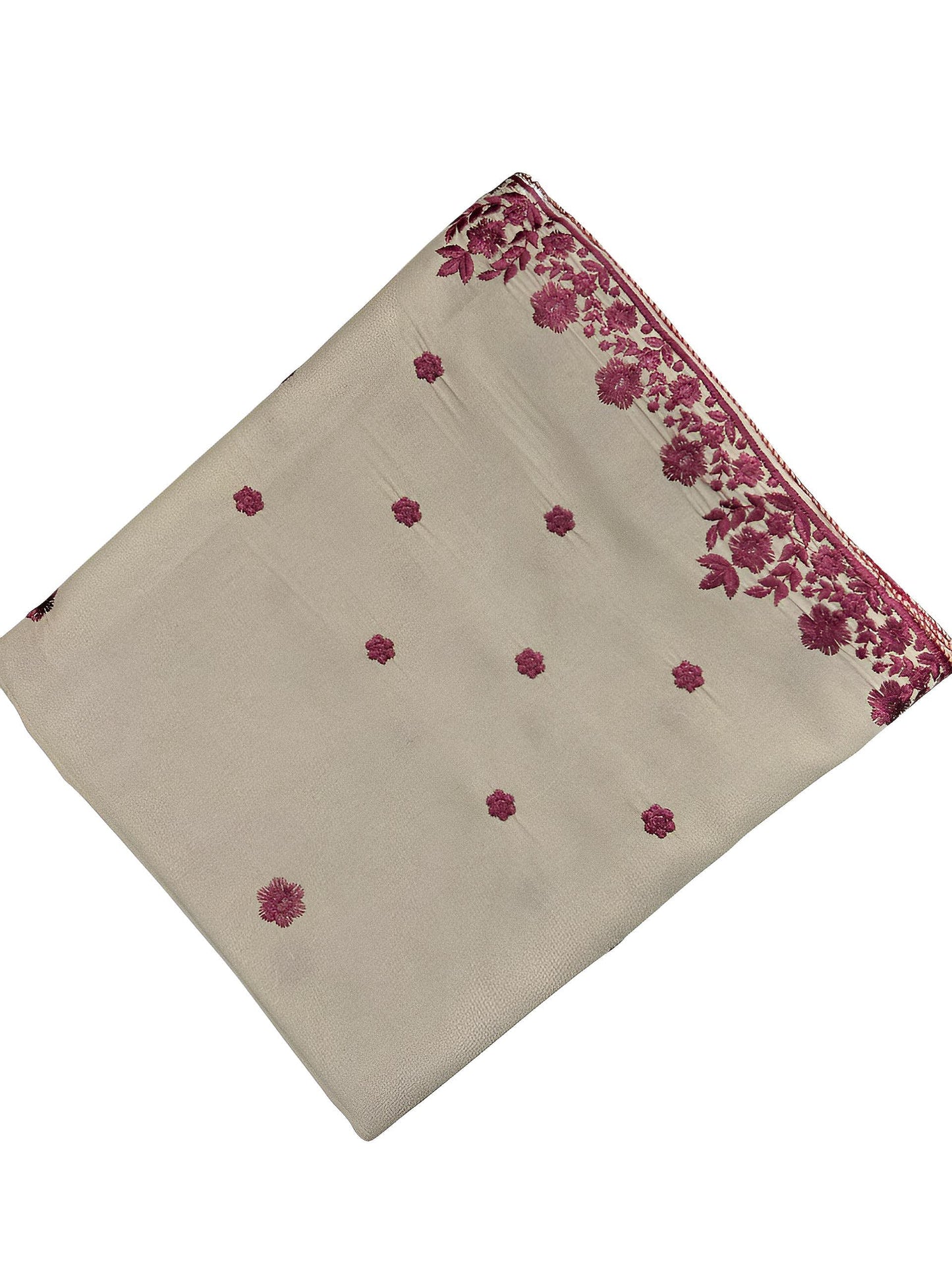 Khaki Red Floral Shaal