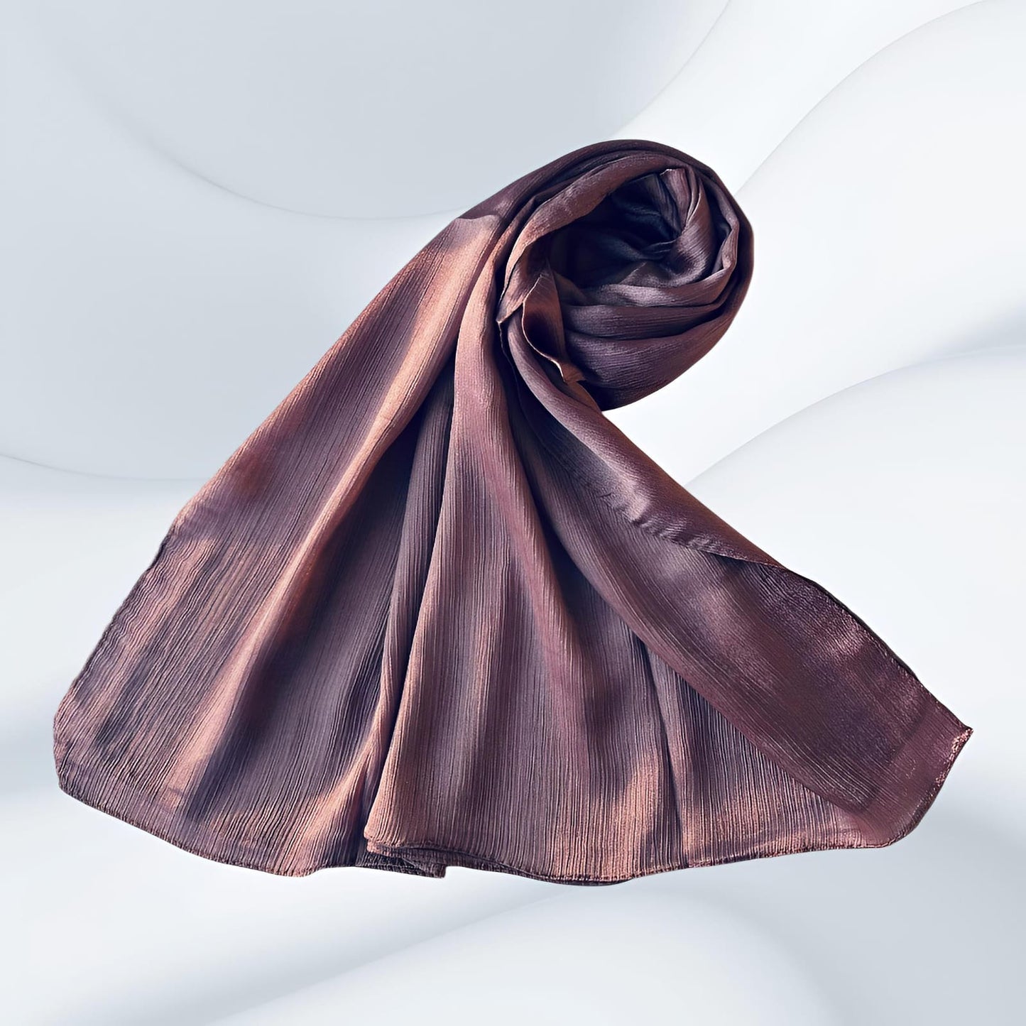 Kalamata Purple - Crinkle Silk Hijabs