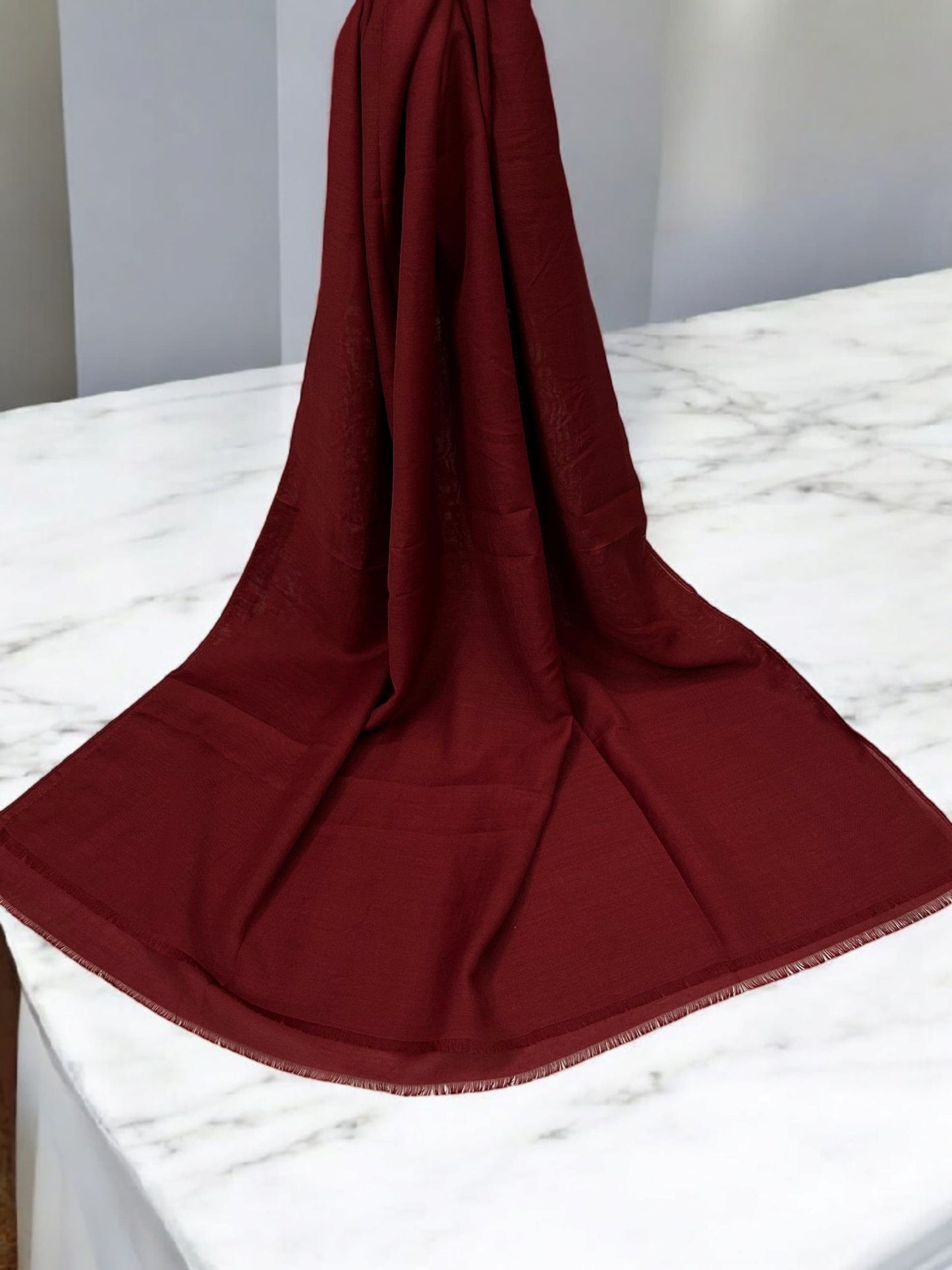 Pomegranate Red - Solid Modal Hijab