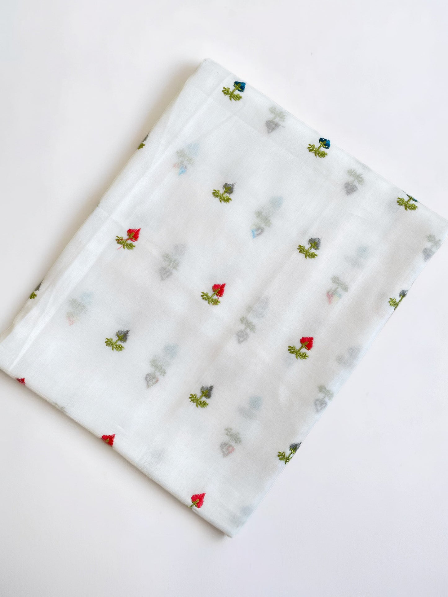 Hollyhock Handembroidered Lawn Dupatta