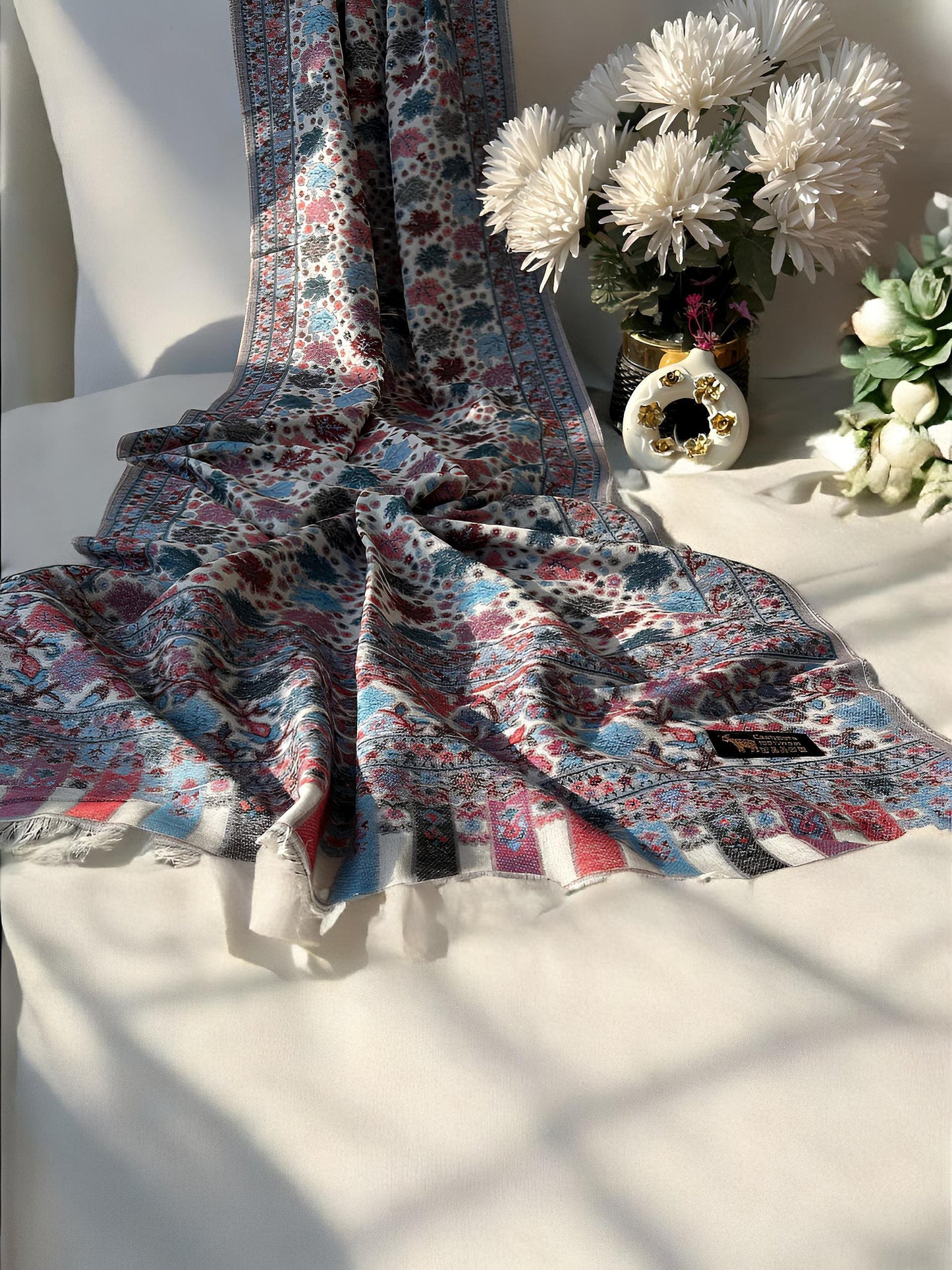 Kani Pashmina Hijab Shaal - Celeste Red