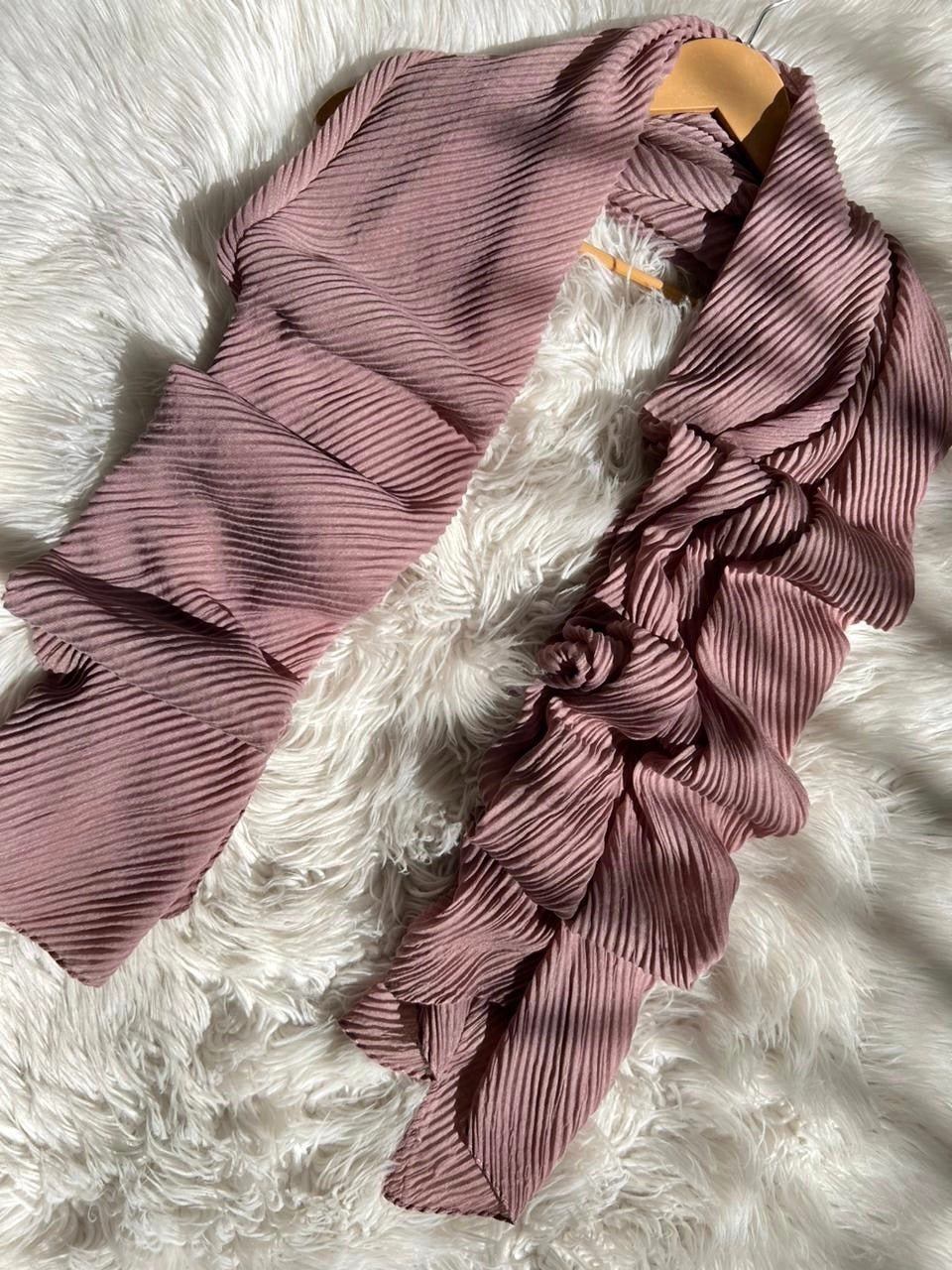 Mauve Pink - Crumpled Hijabs