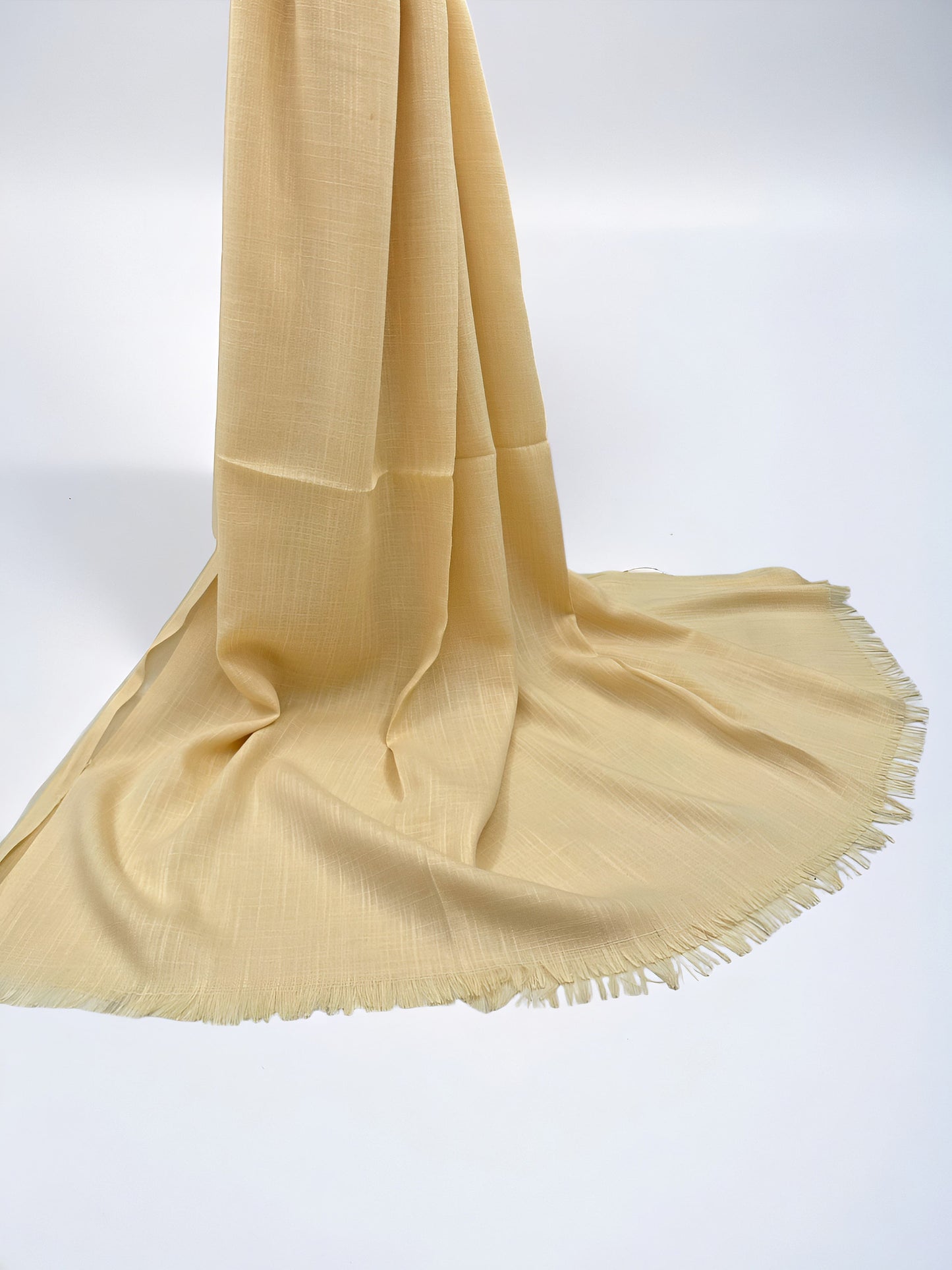 Cream White - Extra Large Turkish Lawn Hijab