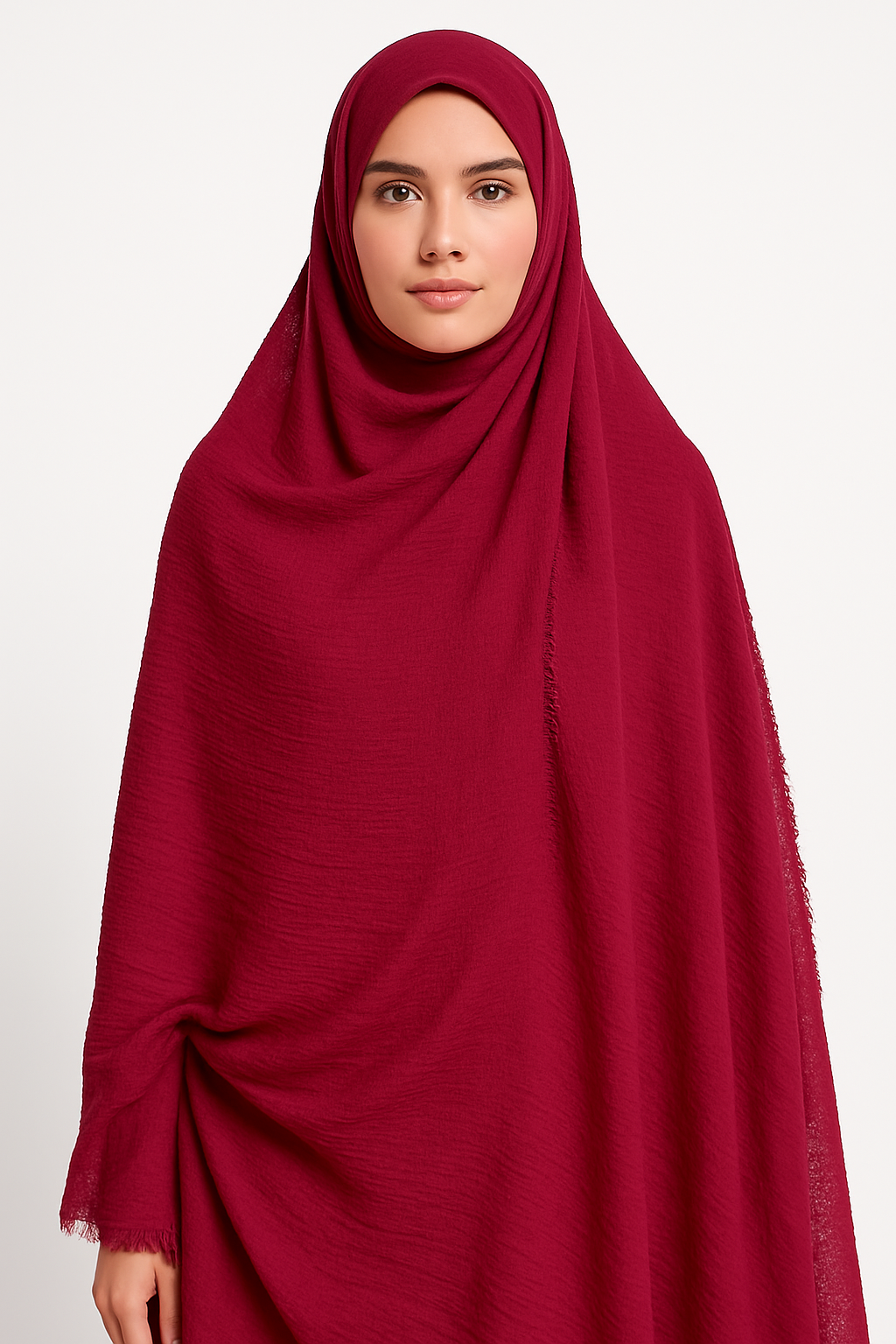 Rouge Pink - Crimp Lawn Hijab