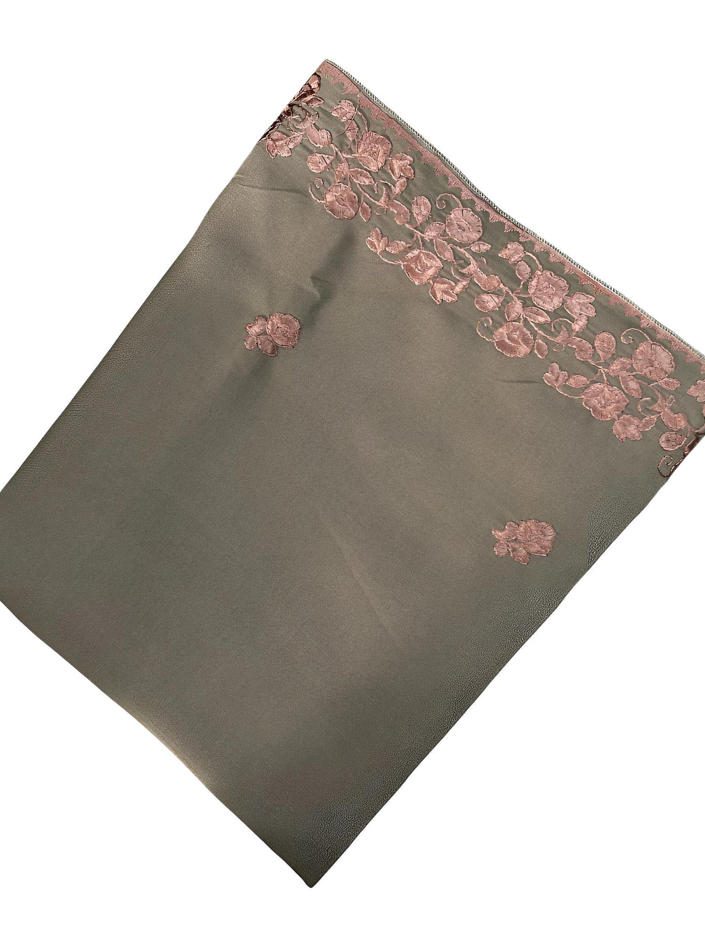 Brown Pinkish Floral Shaal