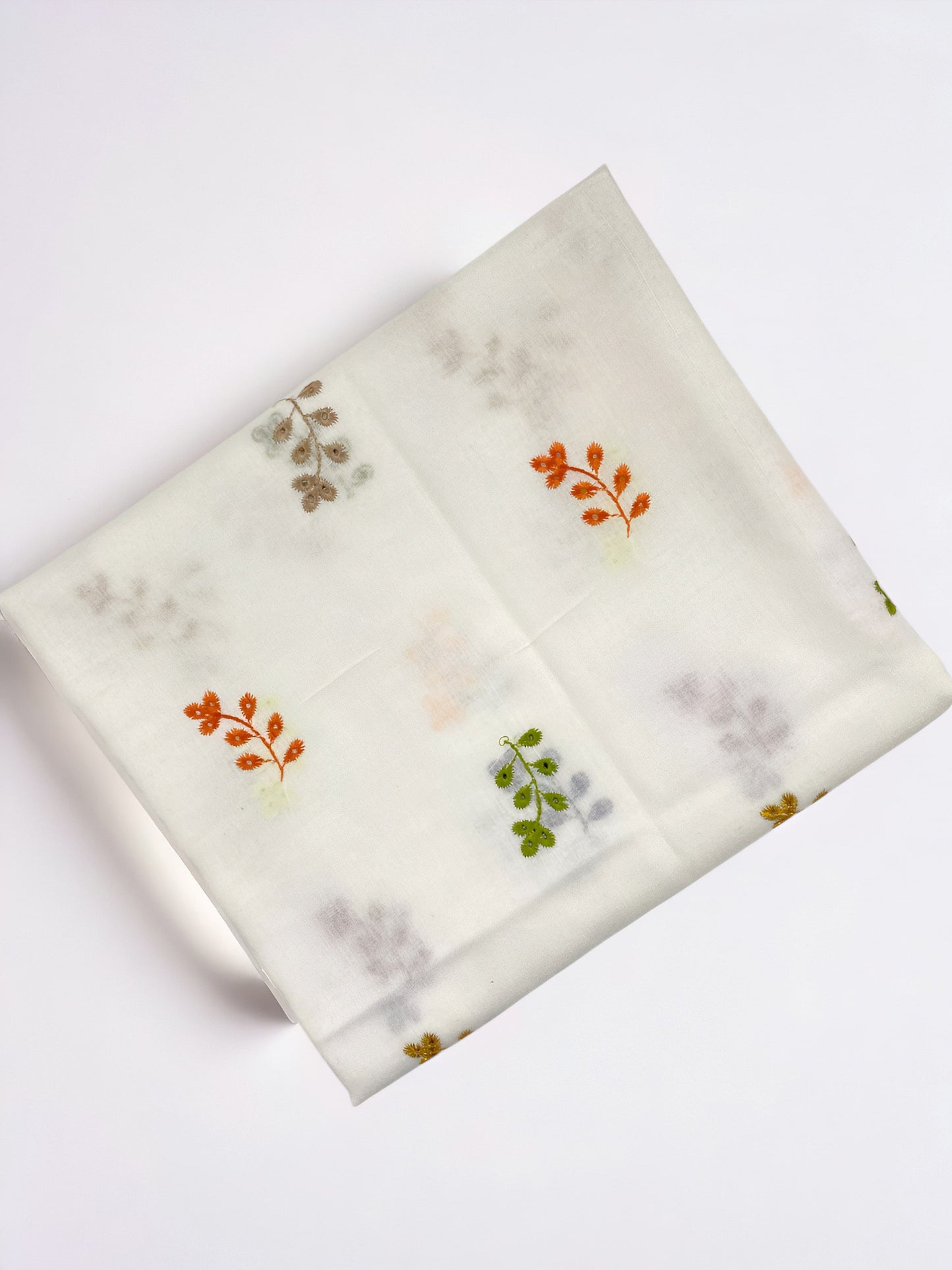 Snowdrop Handembroidered Lawn Dupatta