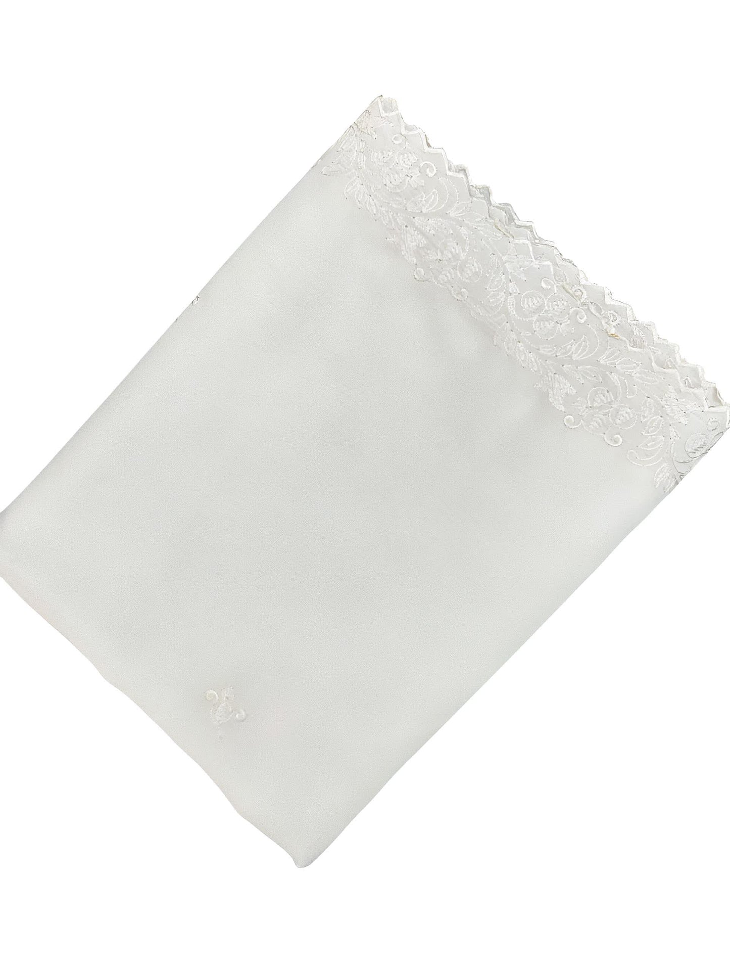 White Beauty Cutwork Shaal