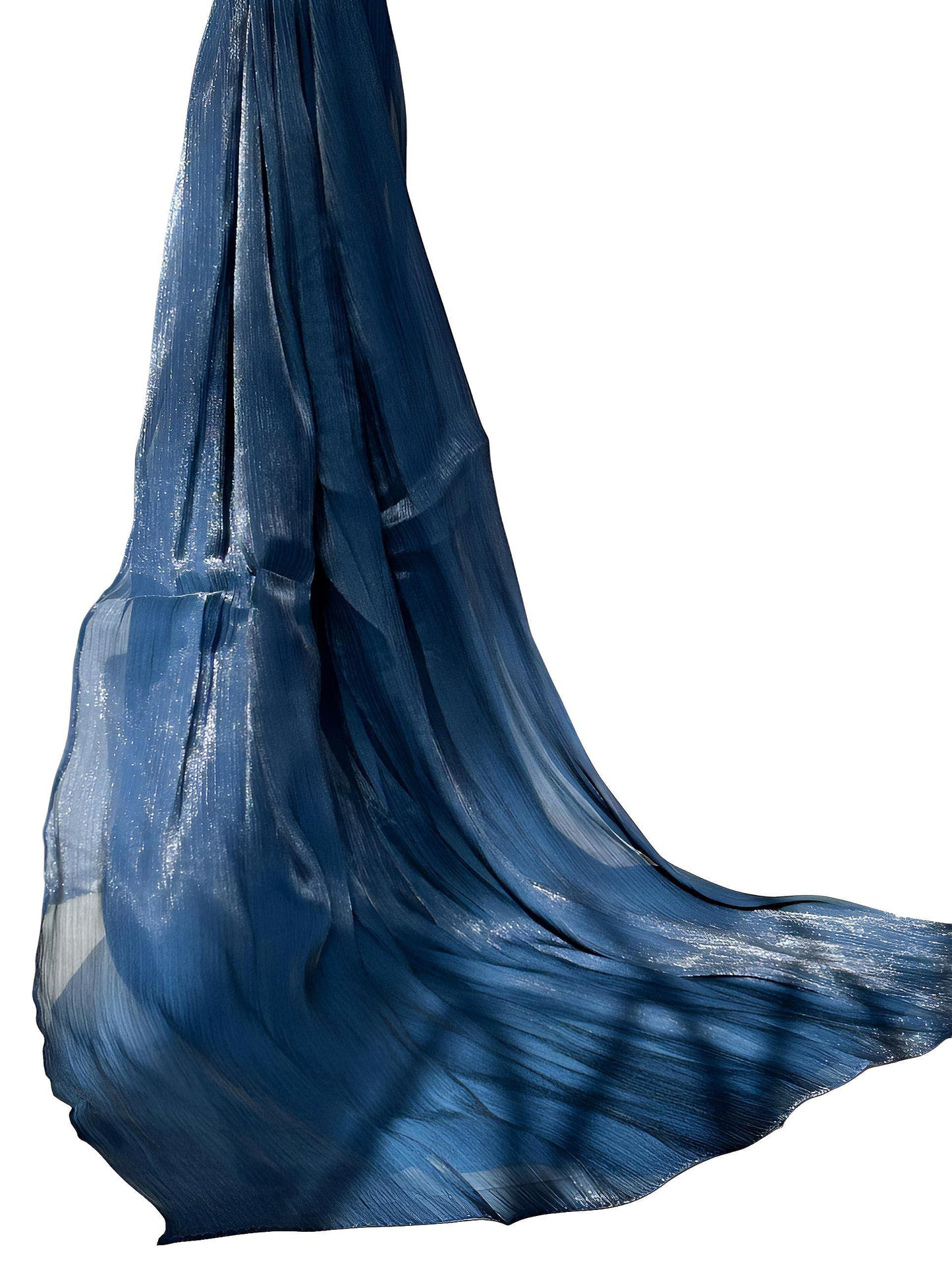 Dark Blue - Sheen Luxe Silk Hijab