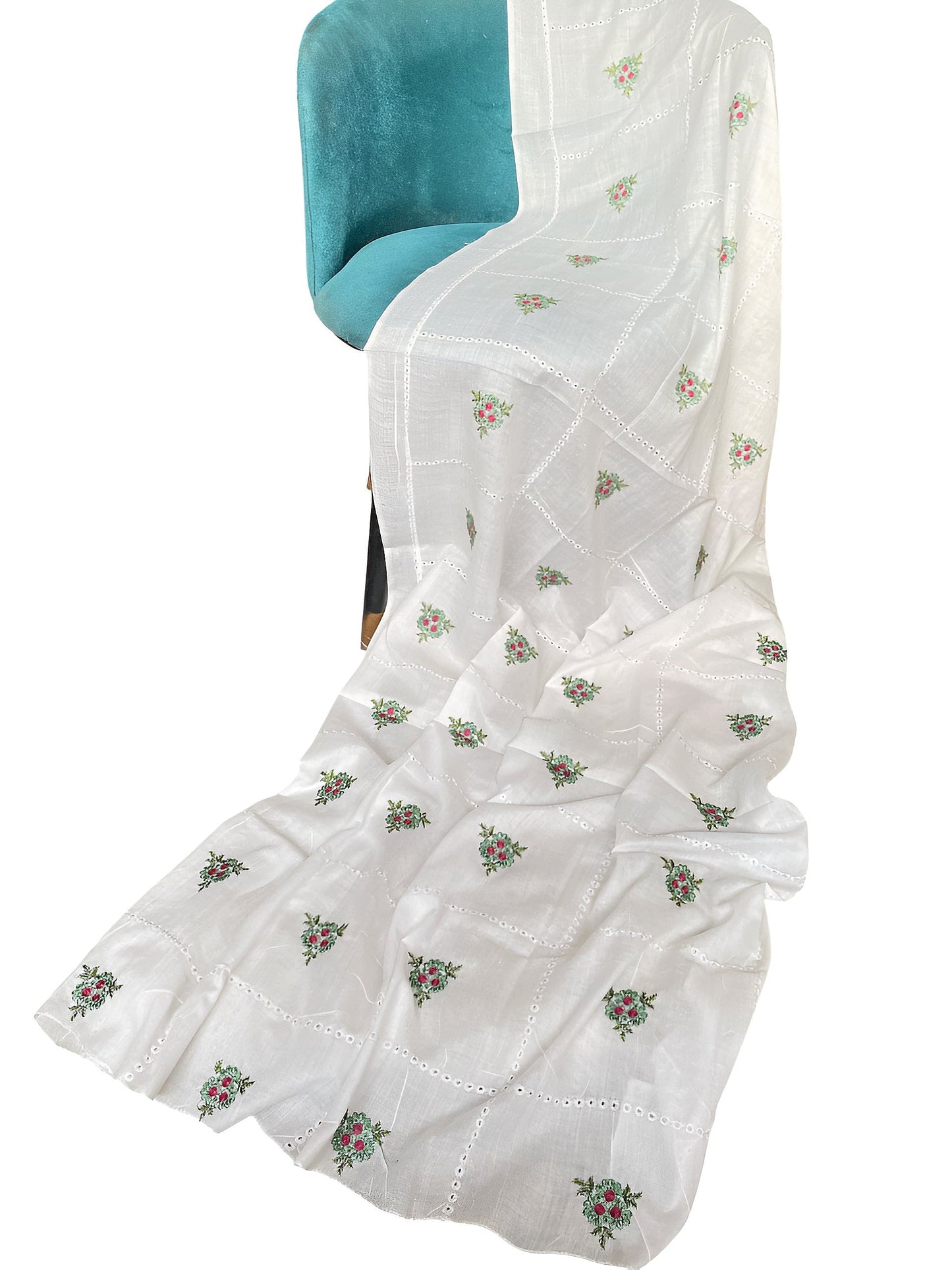 Wildrose Handembroidered Lawn Dupatta