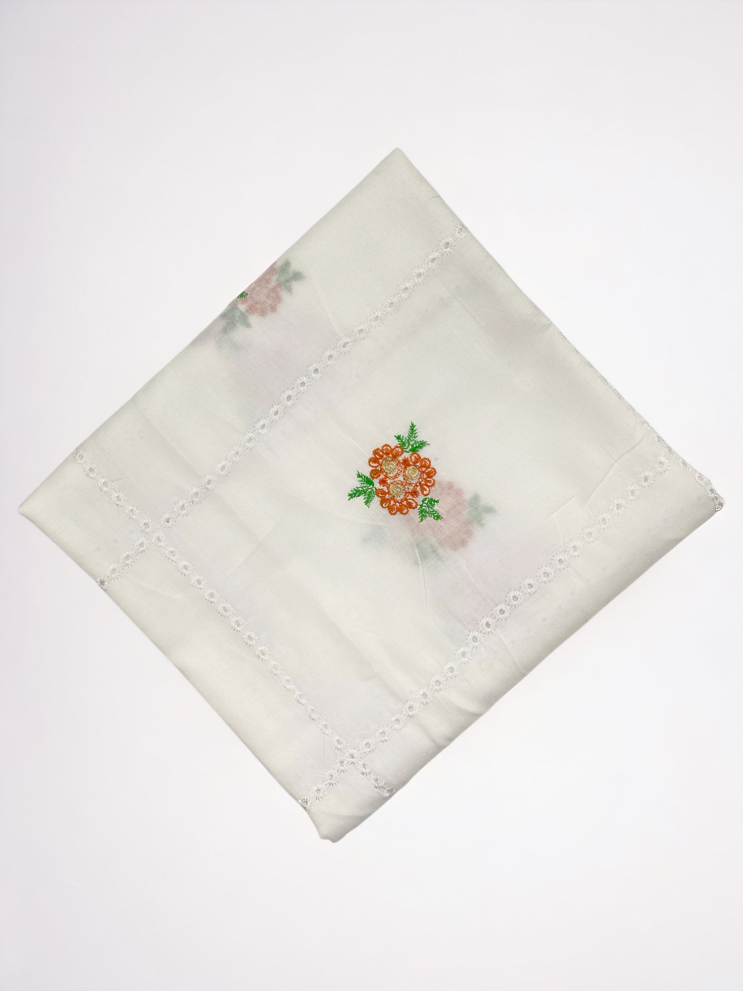 Freesia Handembroidered Lawn Dupatta