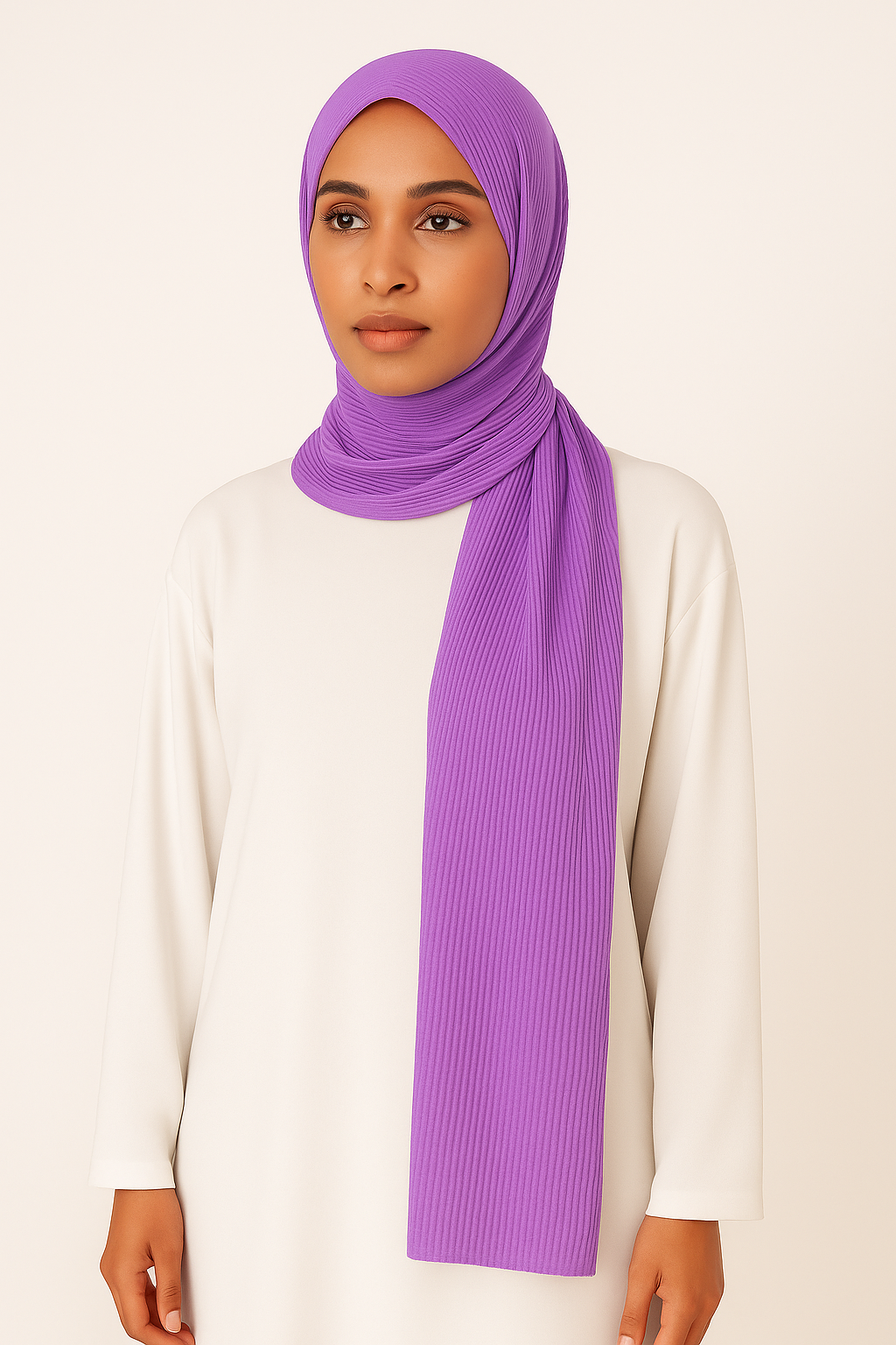 Purple - Crumpled Hijabs