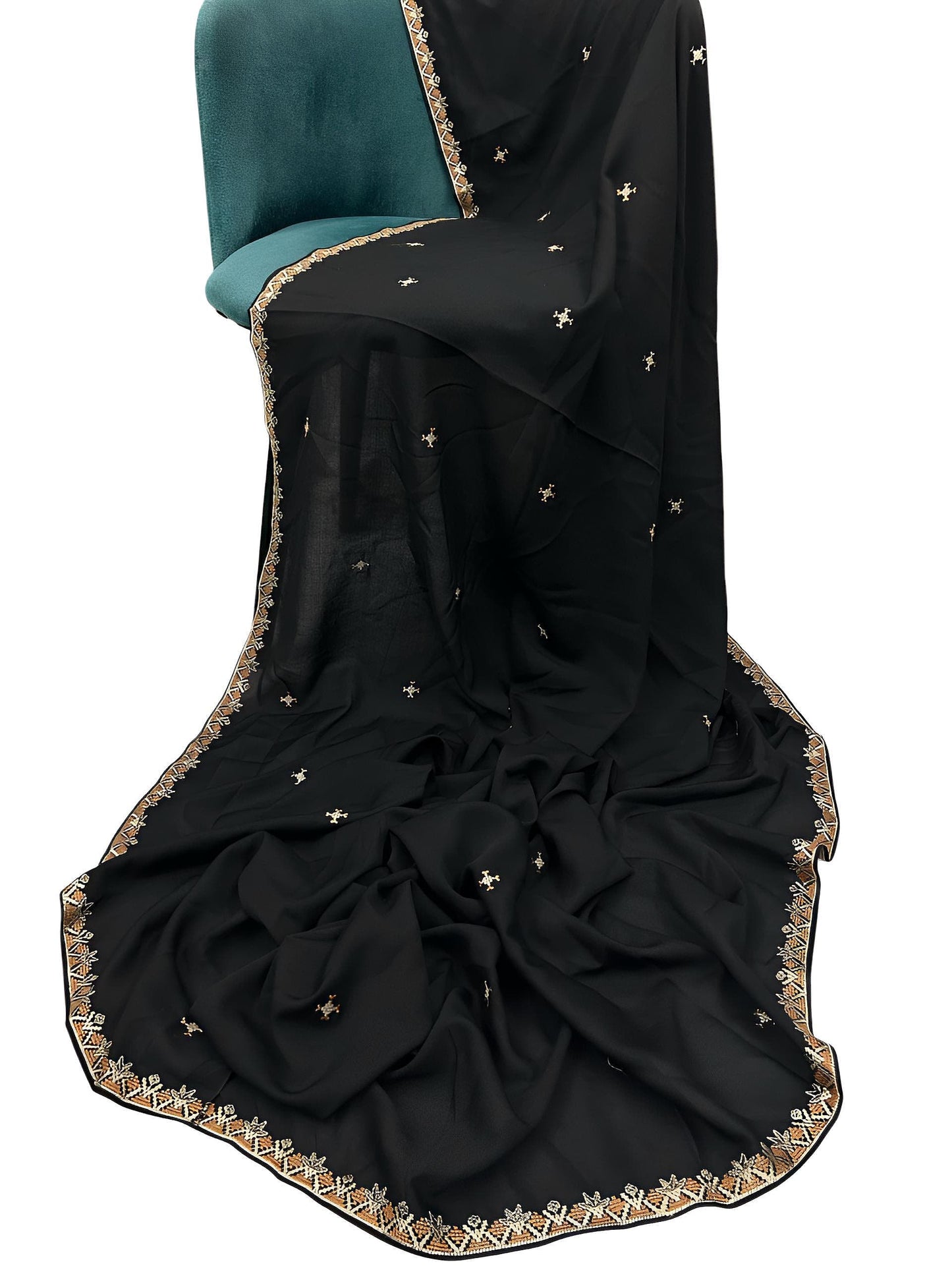 Black Orange Border Shaal