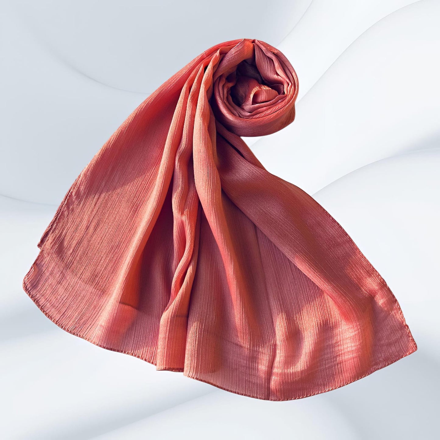Fig Pink - Crinkle Silk Hijabs
