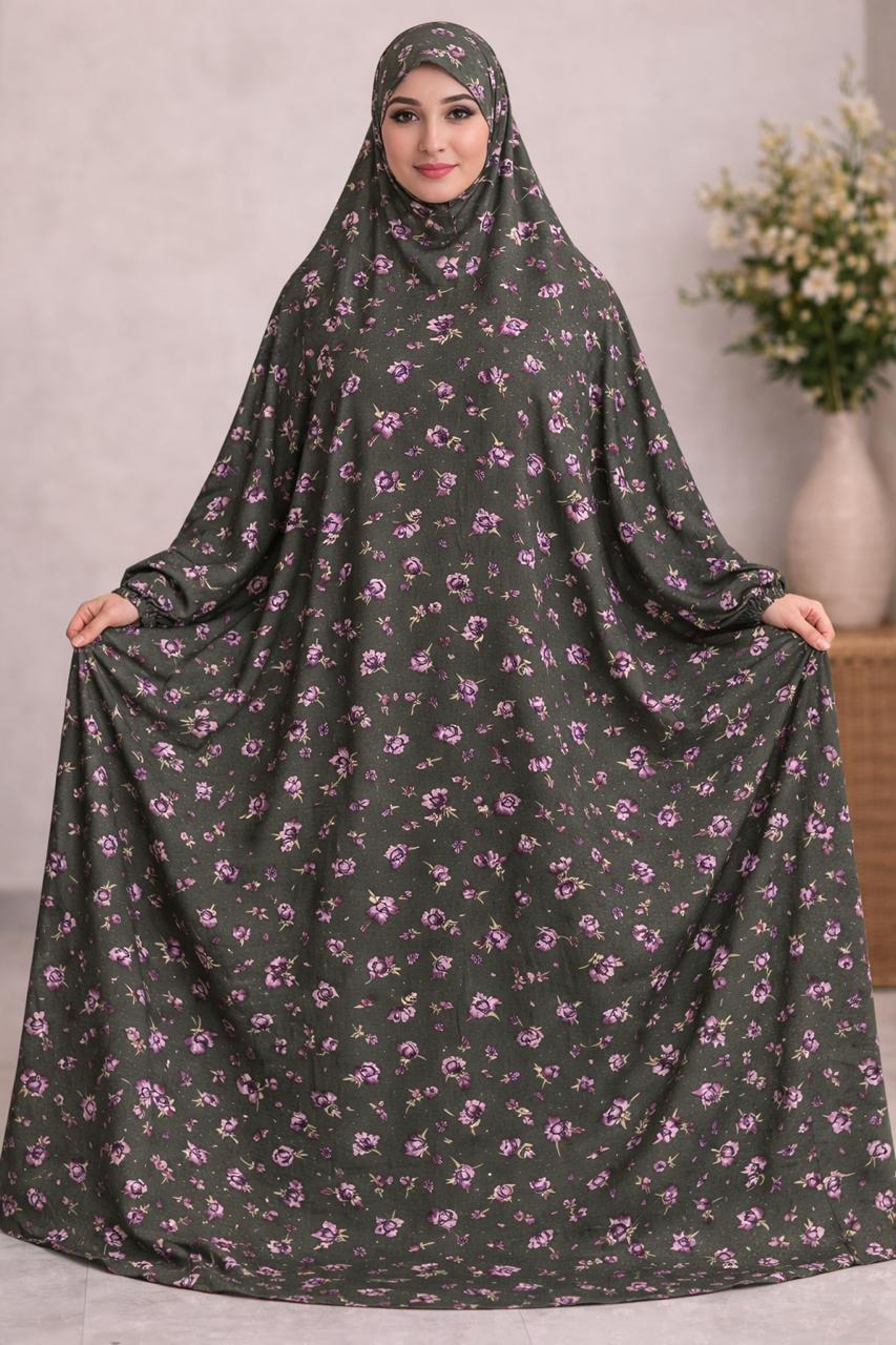 Namaz Chaadar - Crocus Floral