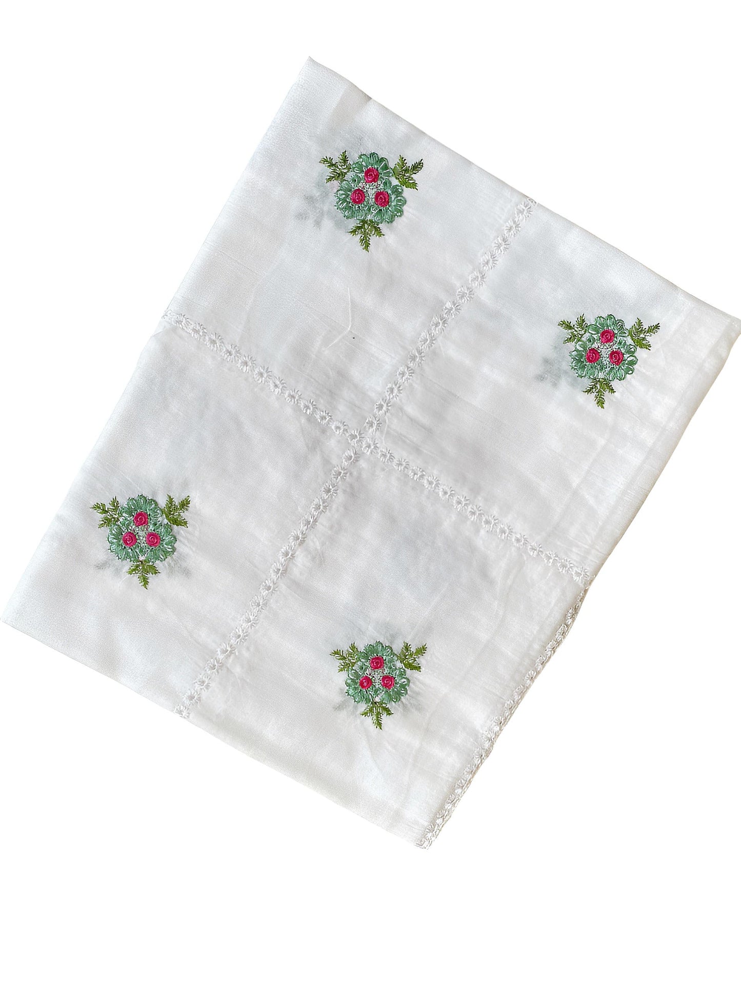 Wildrose Handembroidered Lawn Dupatta
