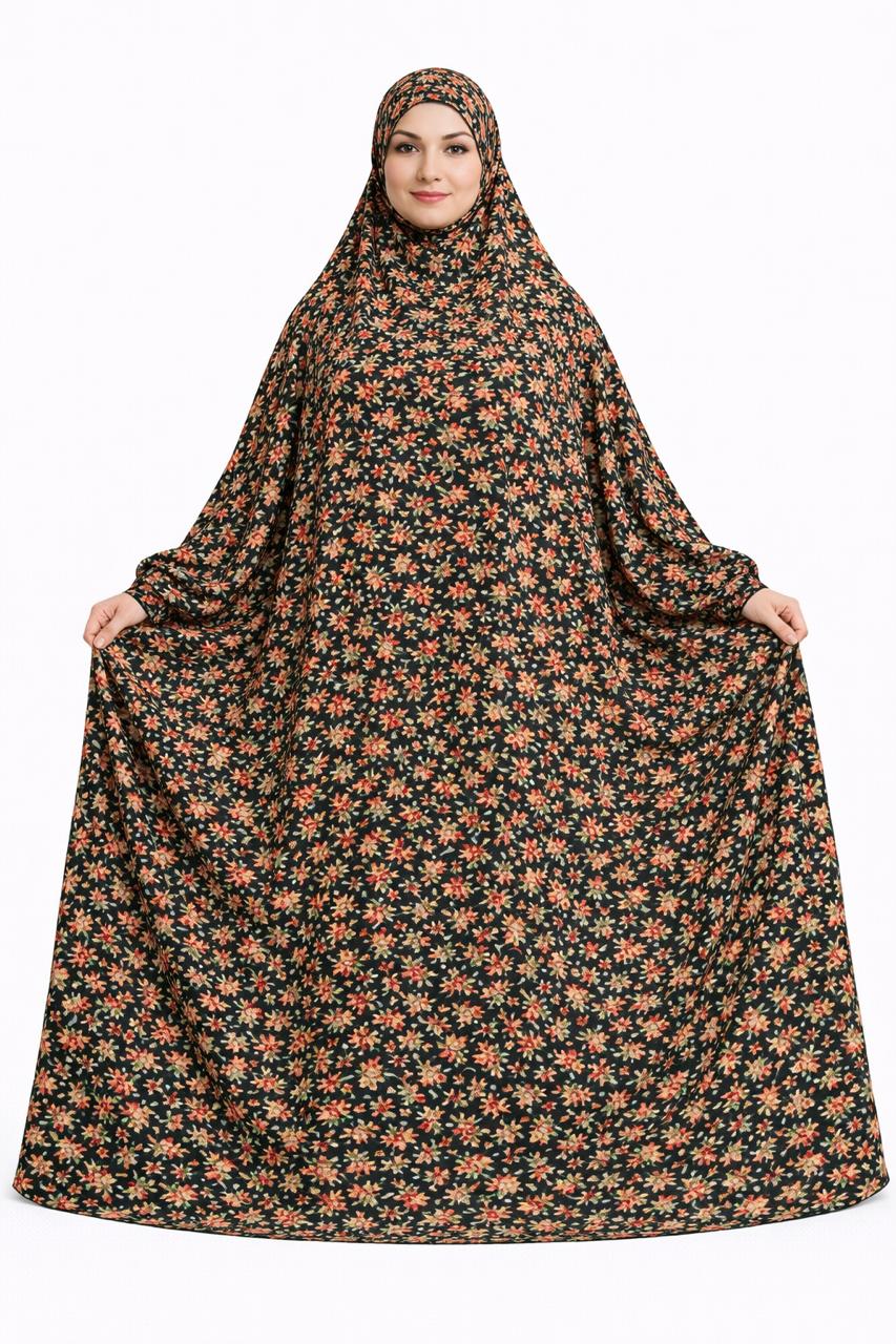 Namaz Chaadar - Geranium Floral