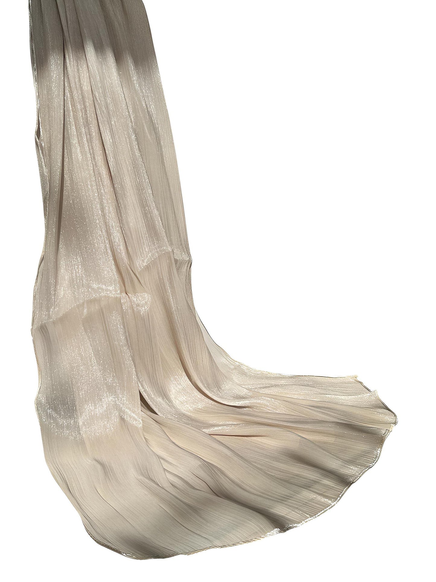 Ash White - Sheen Luxe Silk Hijab