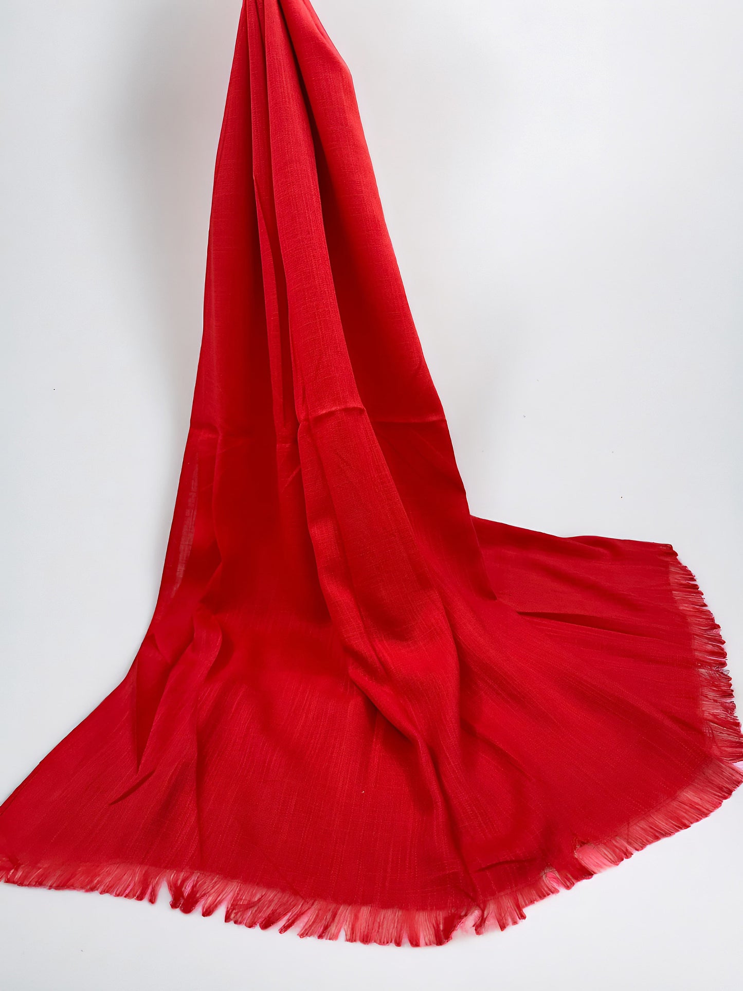 Red - Extra Large Turkish Lawn Hijab