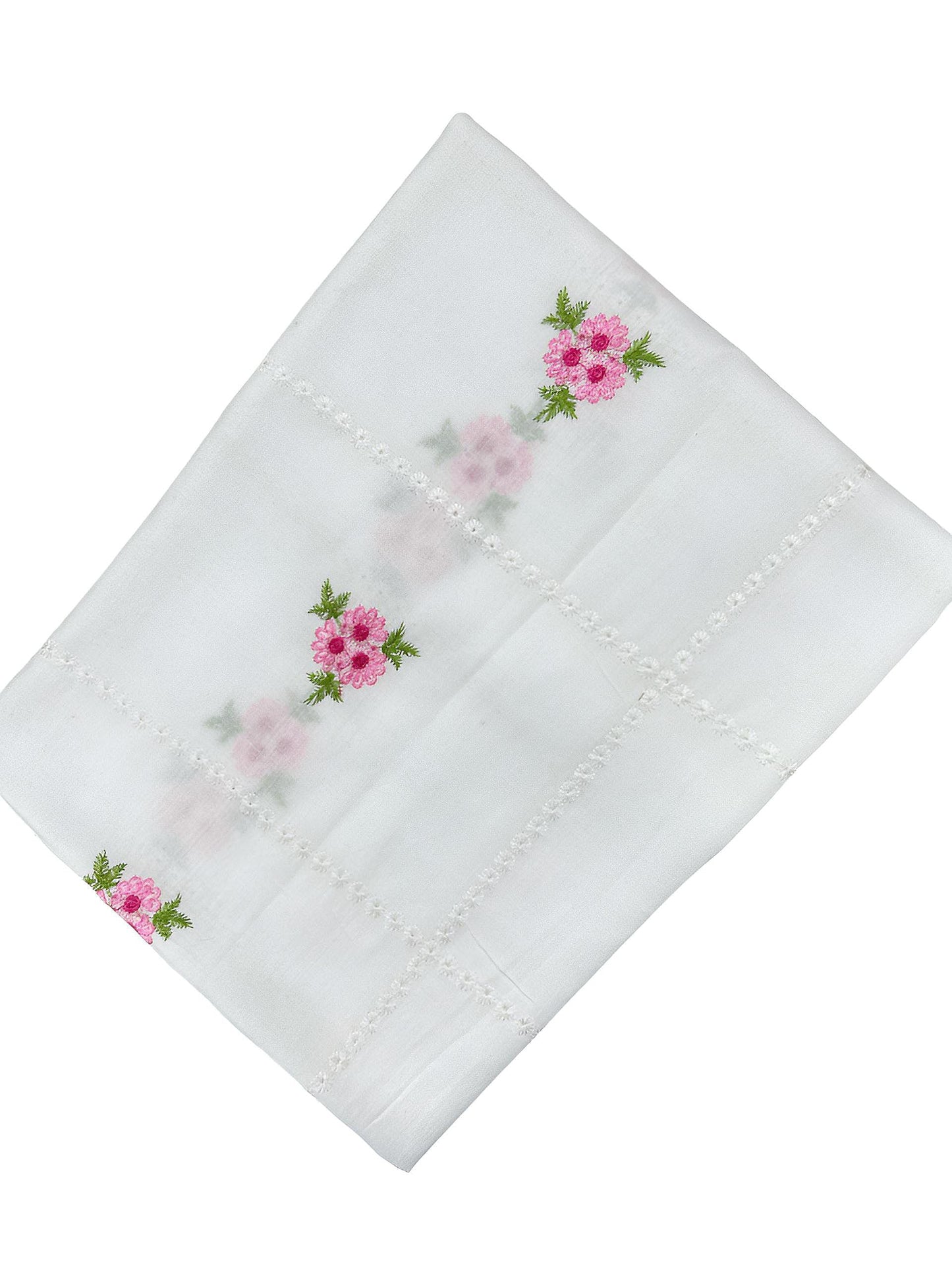 Orchid Handembroidered Lawn Dupatta