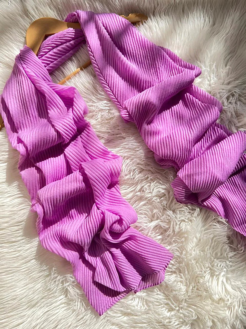 Purple - Crumpled Hijabs
