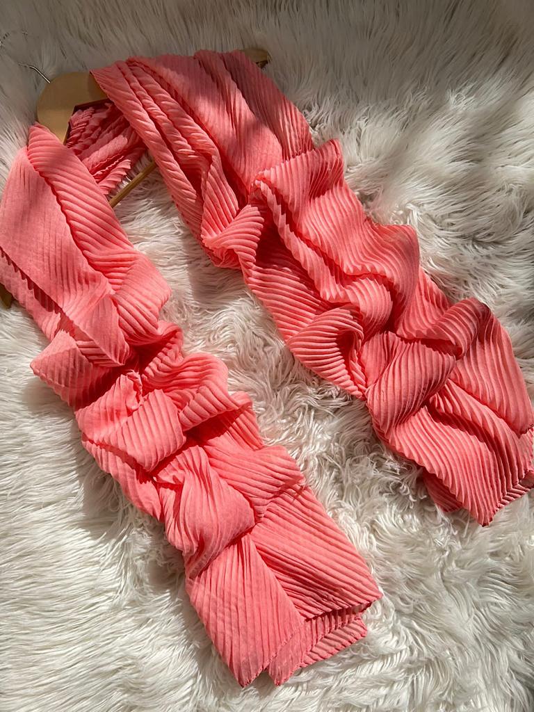 Sherbat Pink - Crumpled Hijabs