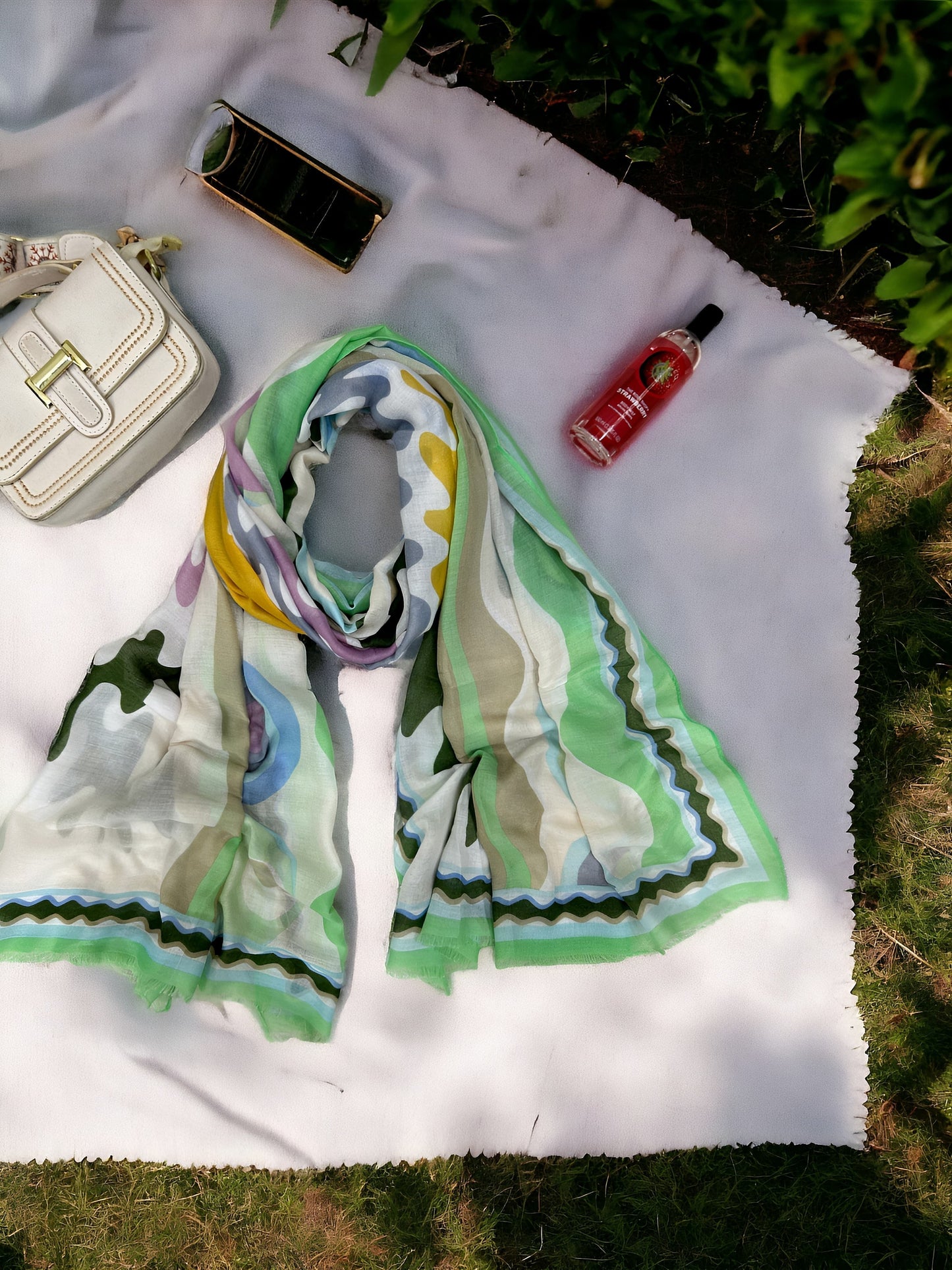 Mermaid Printed Modal Hijab