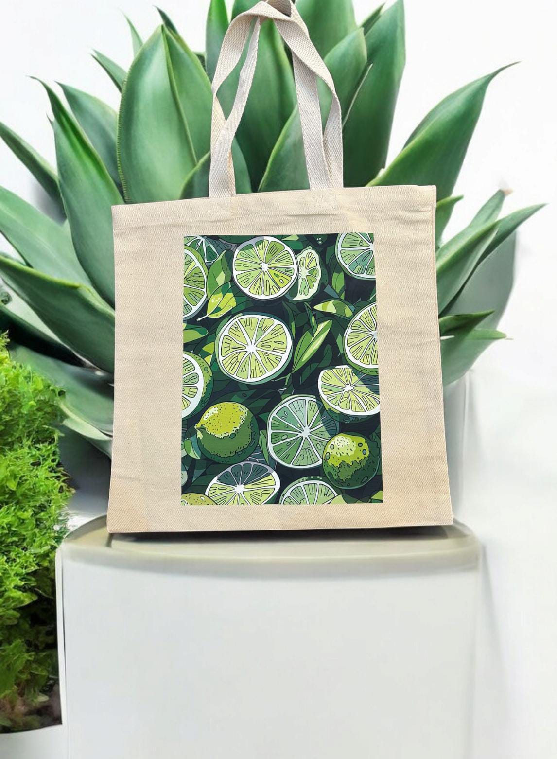 Green Lime Tote Bag
